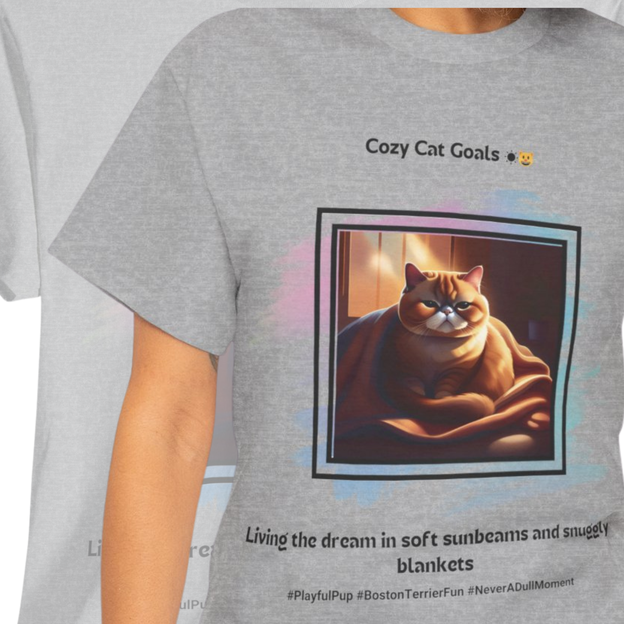 Unisex “Cozy Cat Goals” Exotic Shorthair T‑Shirt – Comfort Cat Gift
