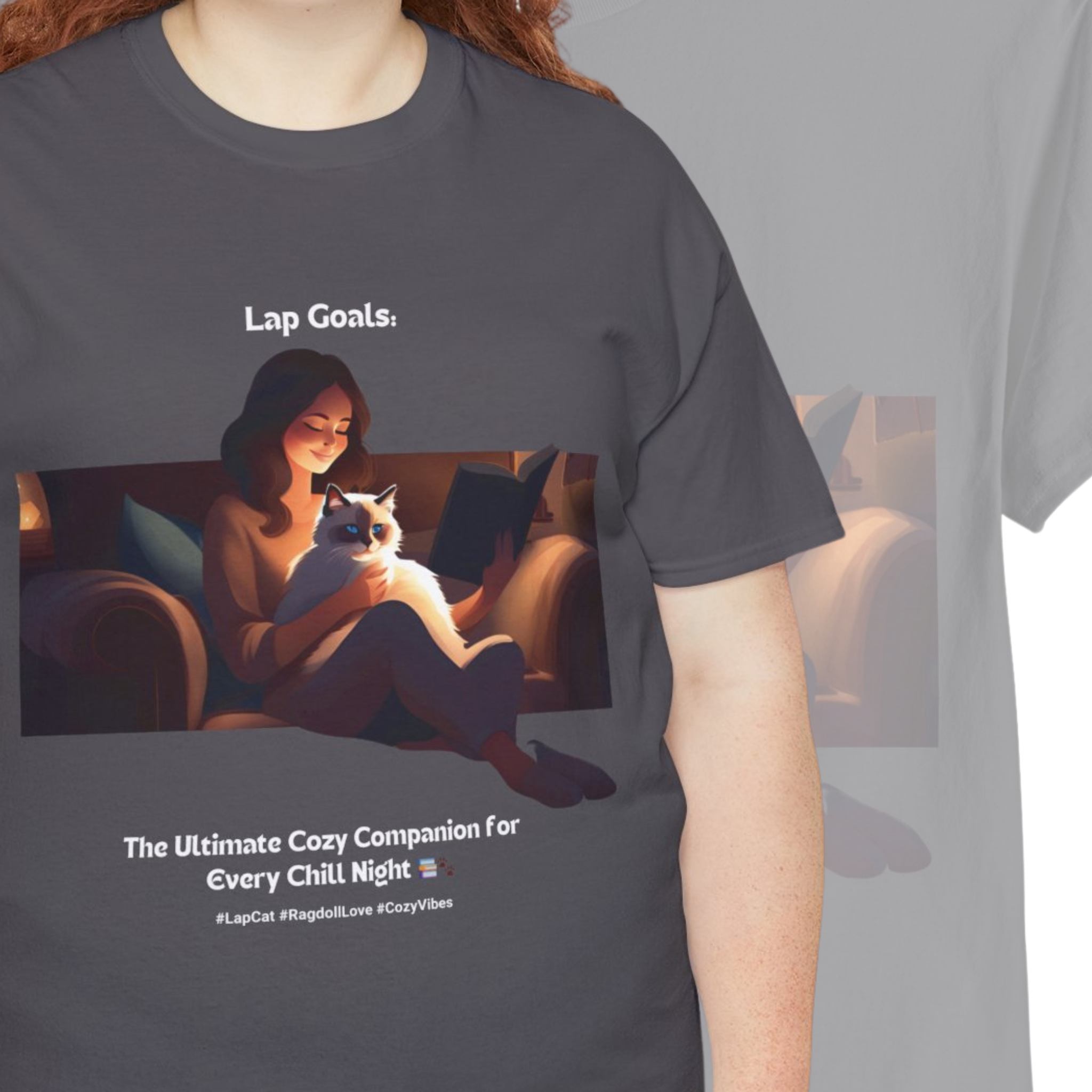 Women’s “The Ultimate Lap Cat” Ragdoll T‑Shirt – Lap Cat Mom Gift