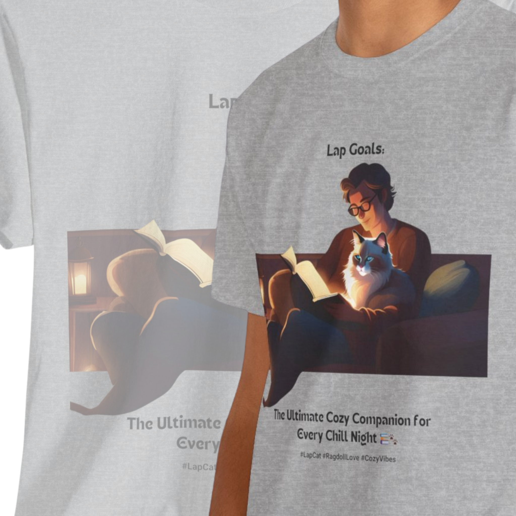Men’s “The Ultimate Lap Cat” Ragdoll T‑Shirt – Lap Cat Dad Gift