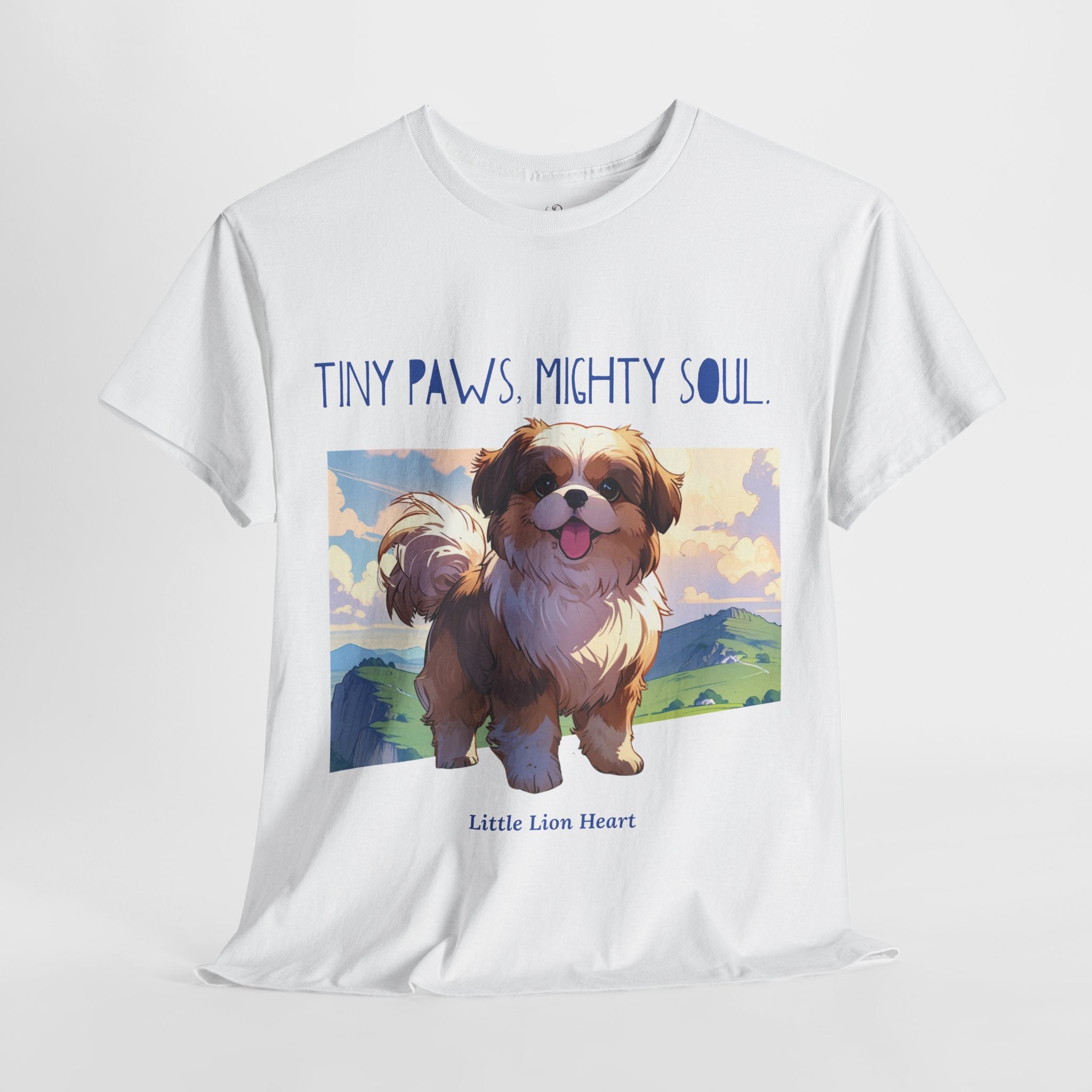 Unisex Little Lion Heart Shih Tzu T-Shirt
