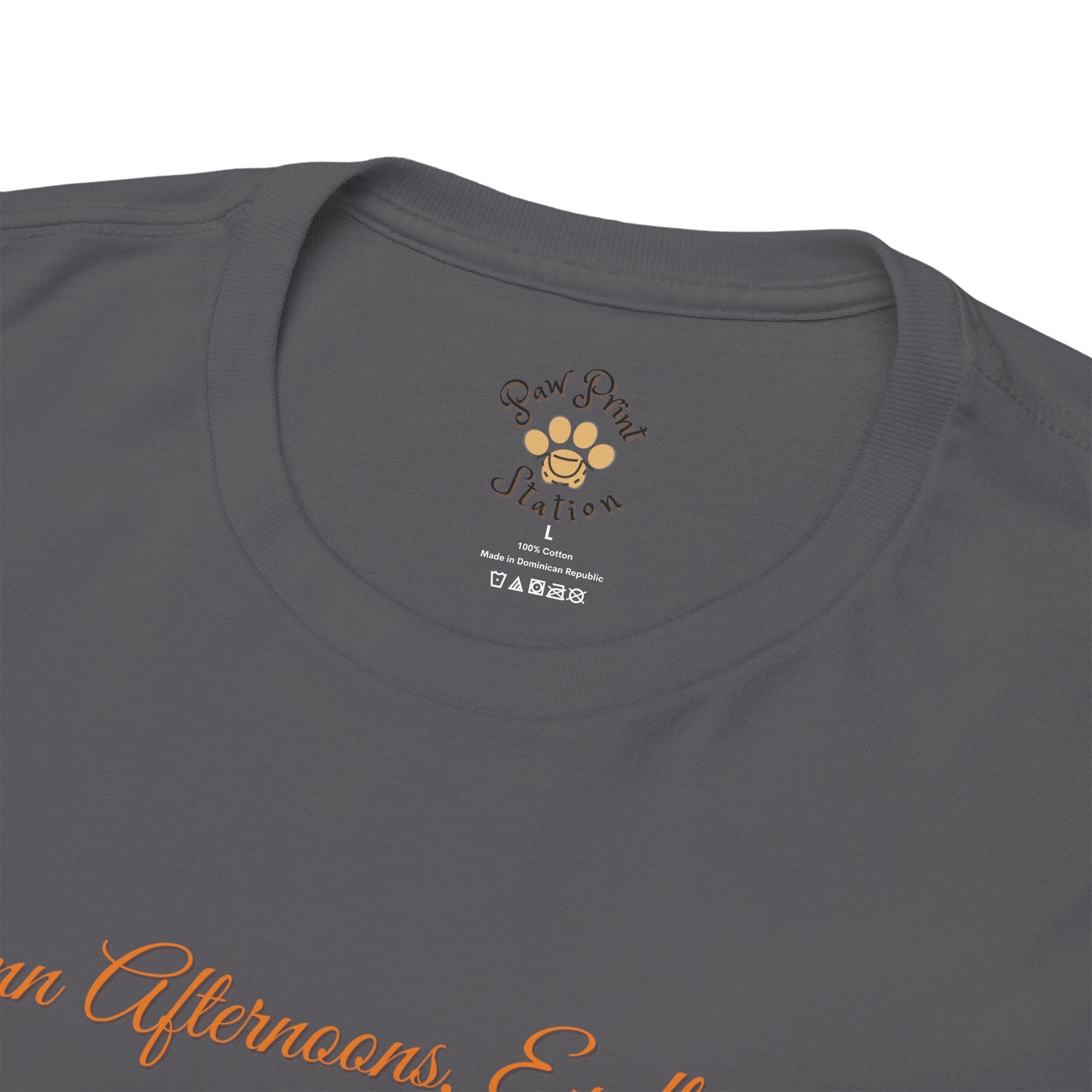 Unisex T-Shirt – Autumn Afternoons, Endless Purrs: Persian Cat Fall Shirt