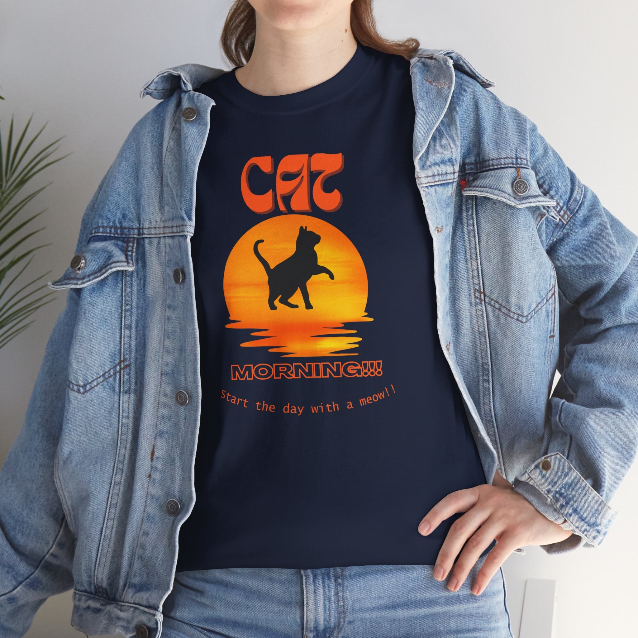 Unisex - Cat Morning T-Shirt