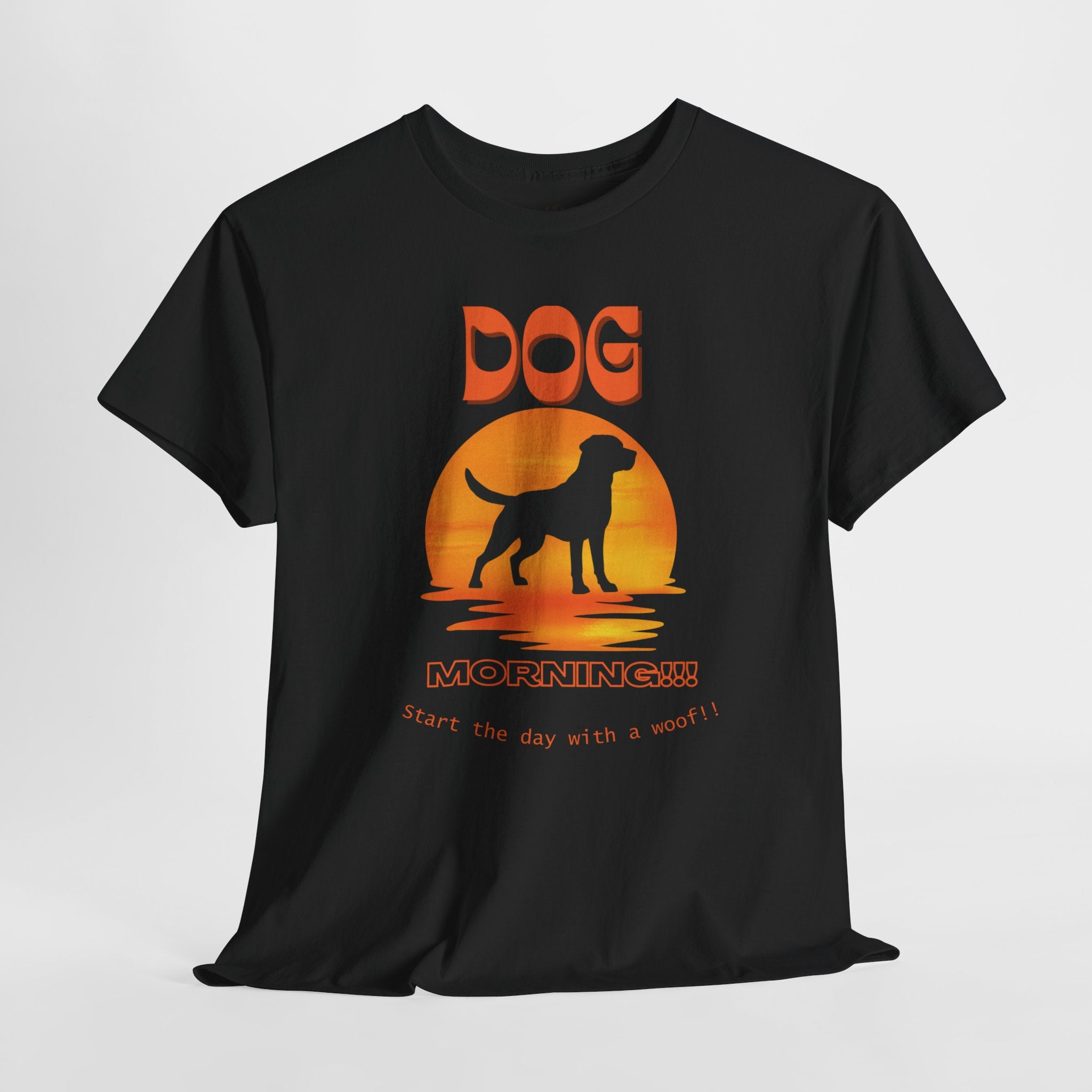 Unisex - Morning Woof Dog T-Shirt