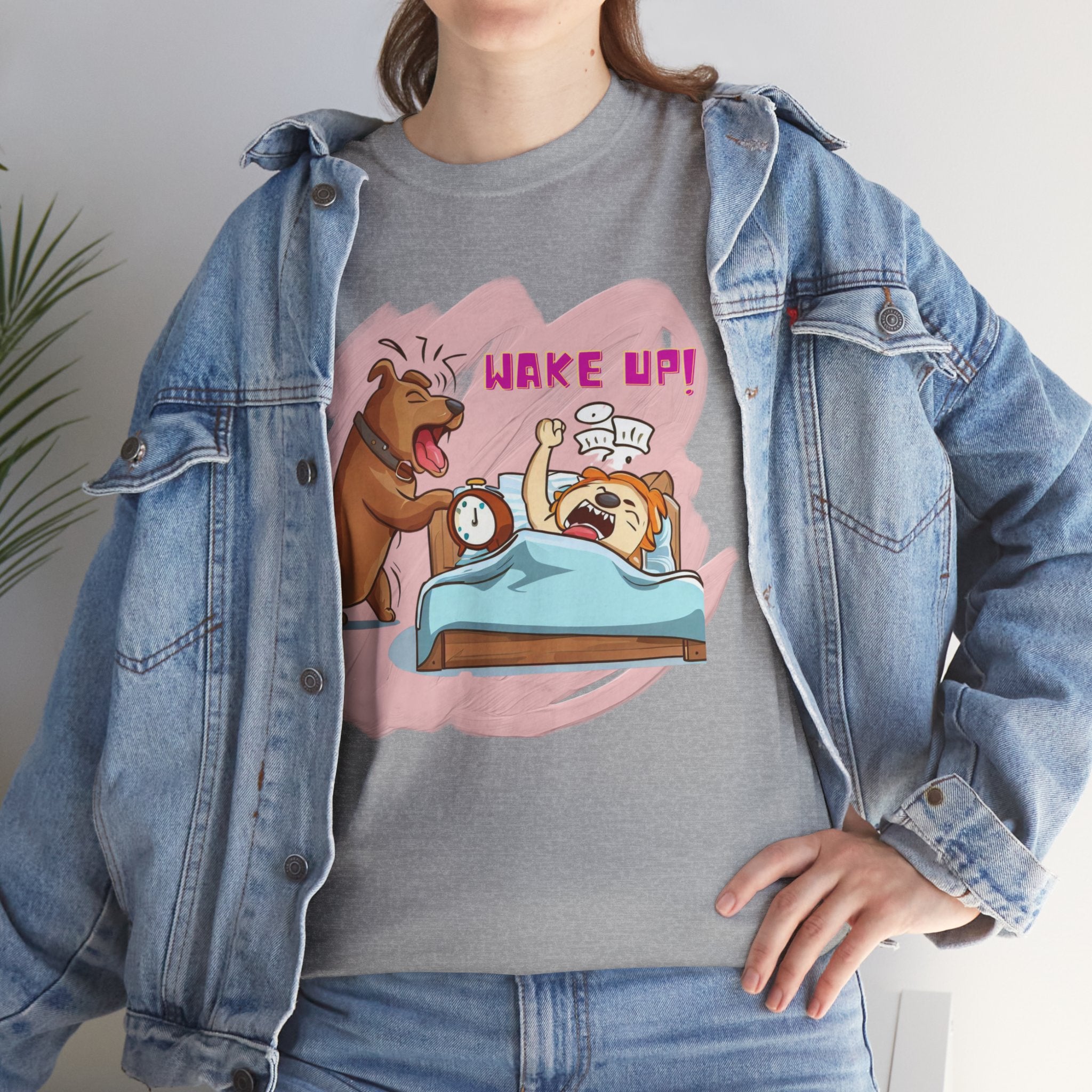 Unisex - Wake Up and Play Dog T-Shirt