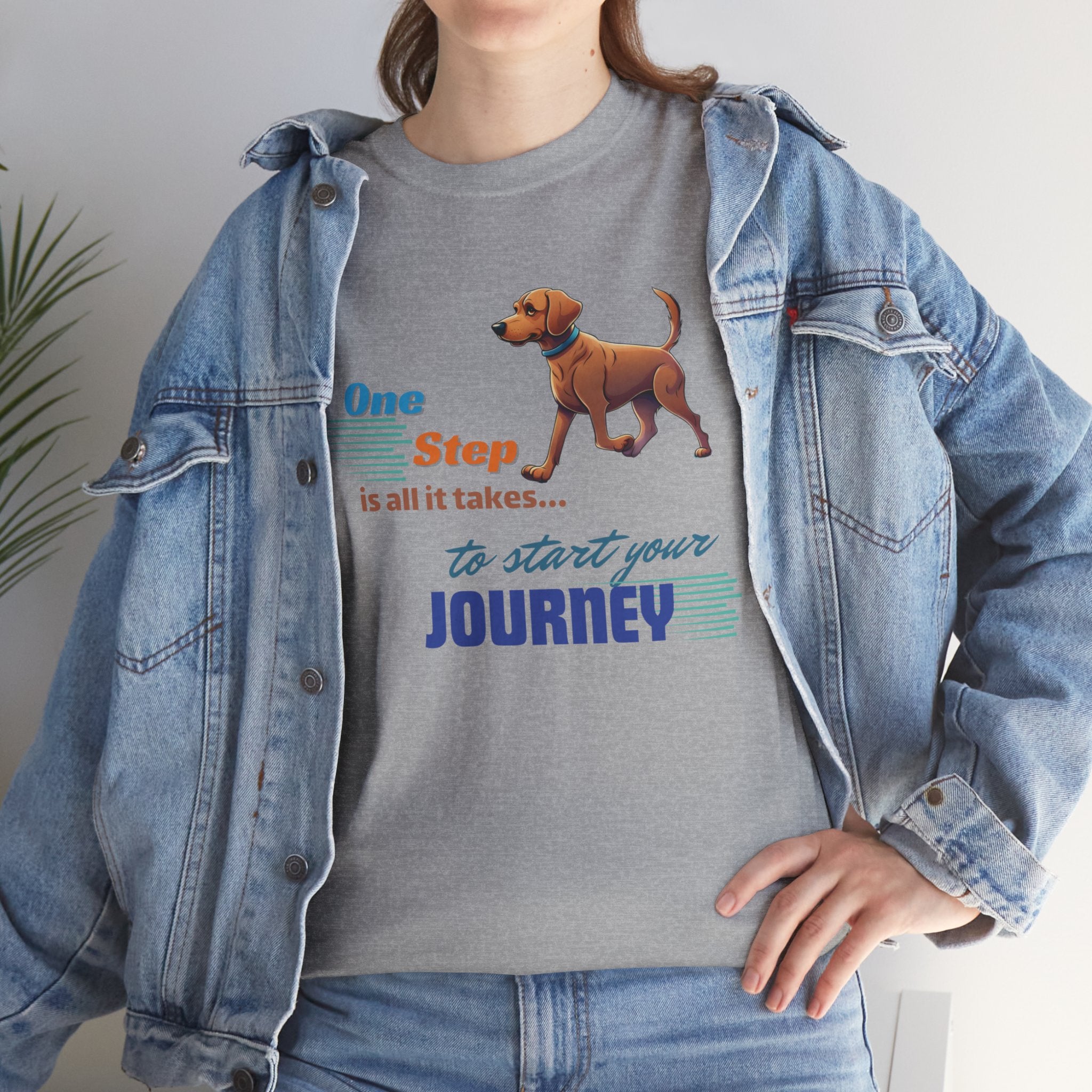 Unisex - One Step Journey Dog T-Shirt