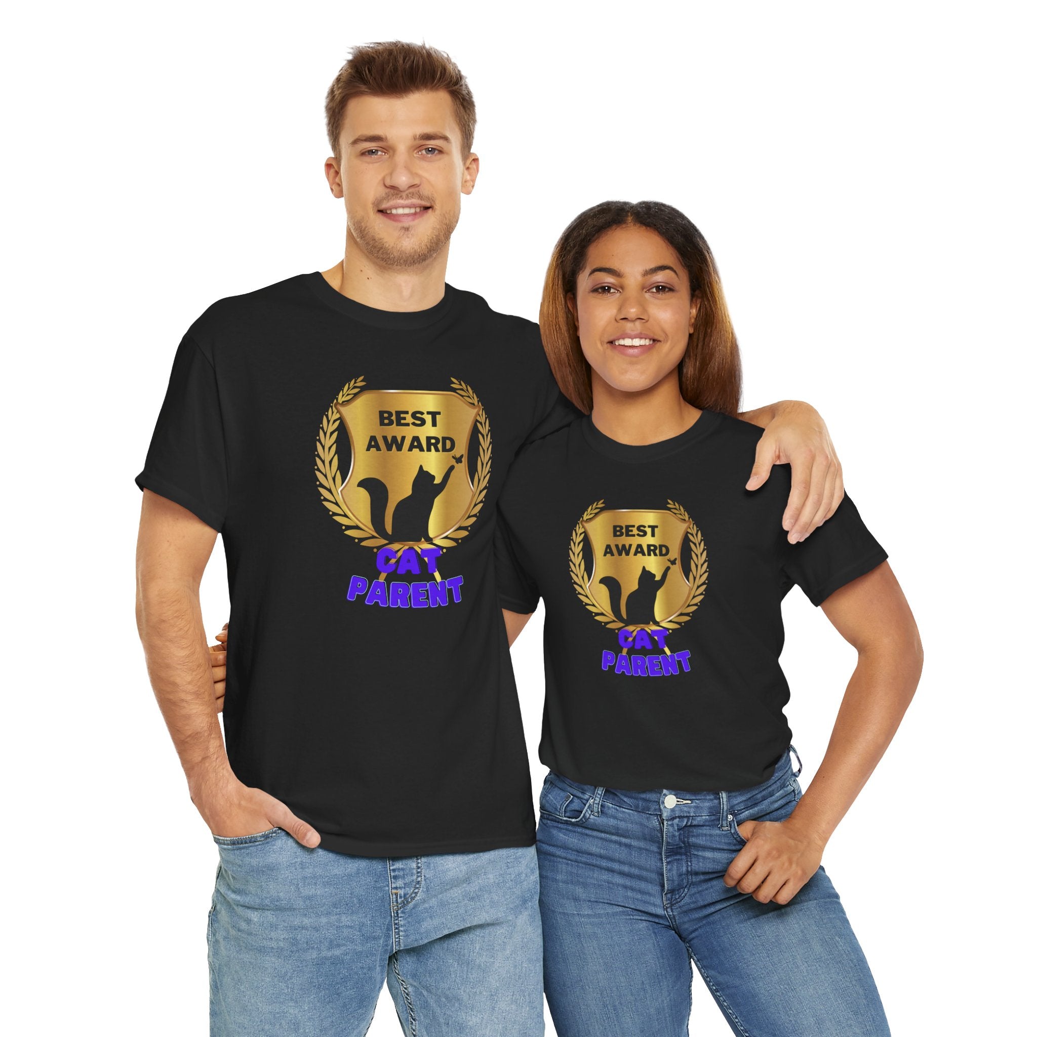 "Best Award Cat Parent" Cotton Tee