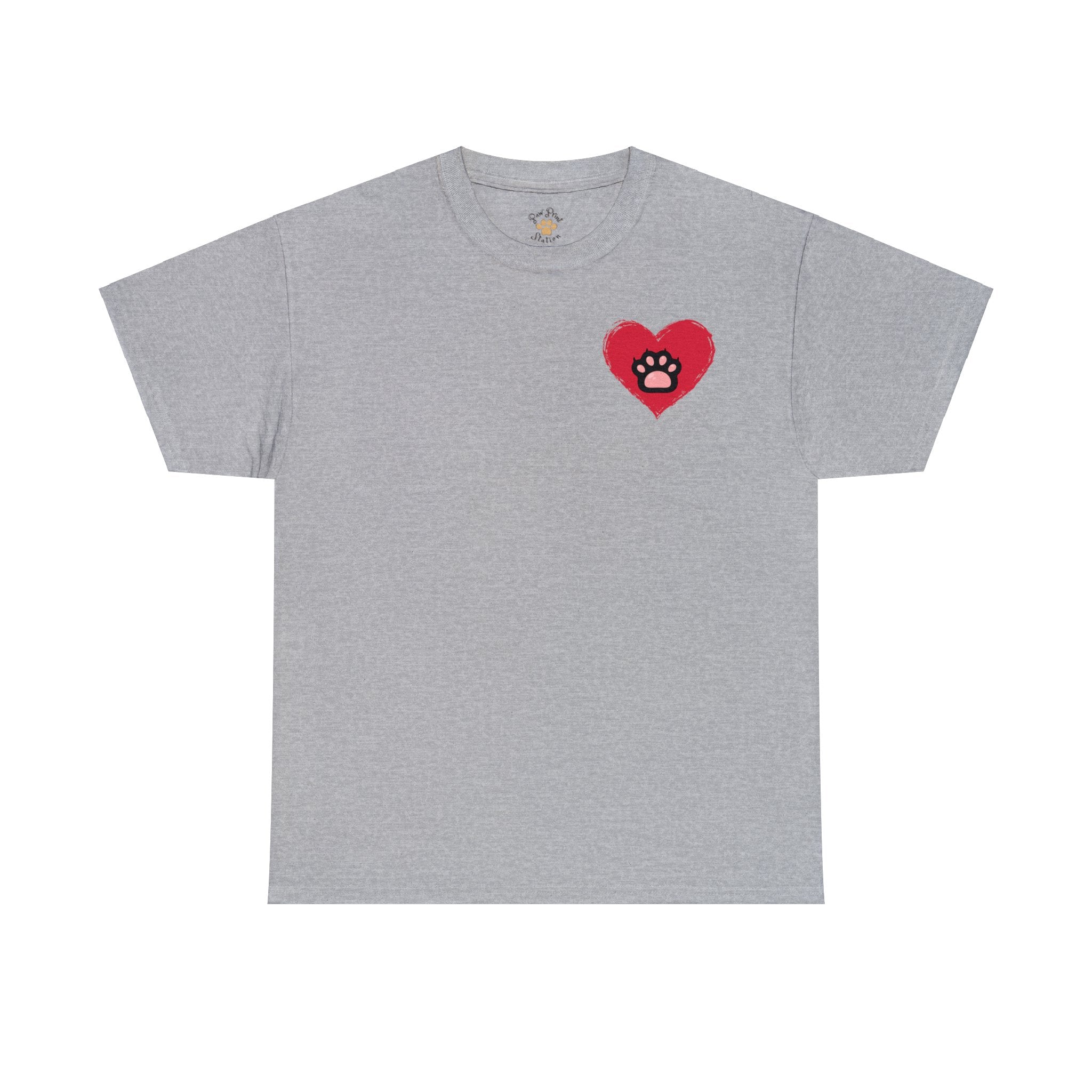 "Heart Paw" Cotton Tee