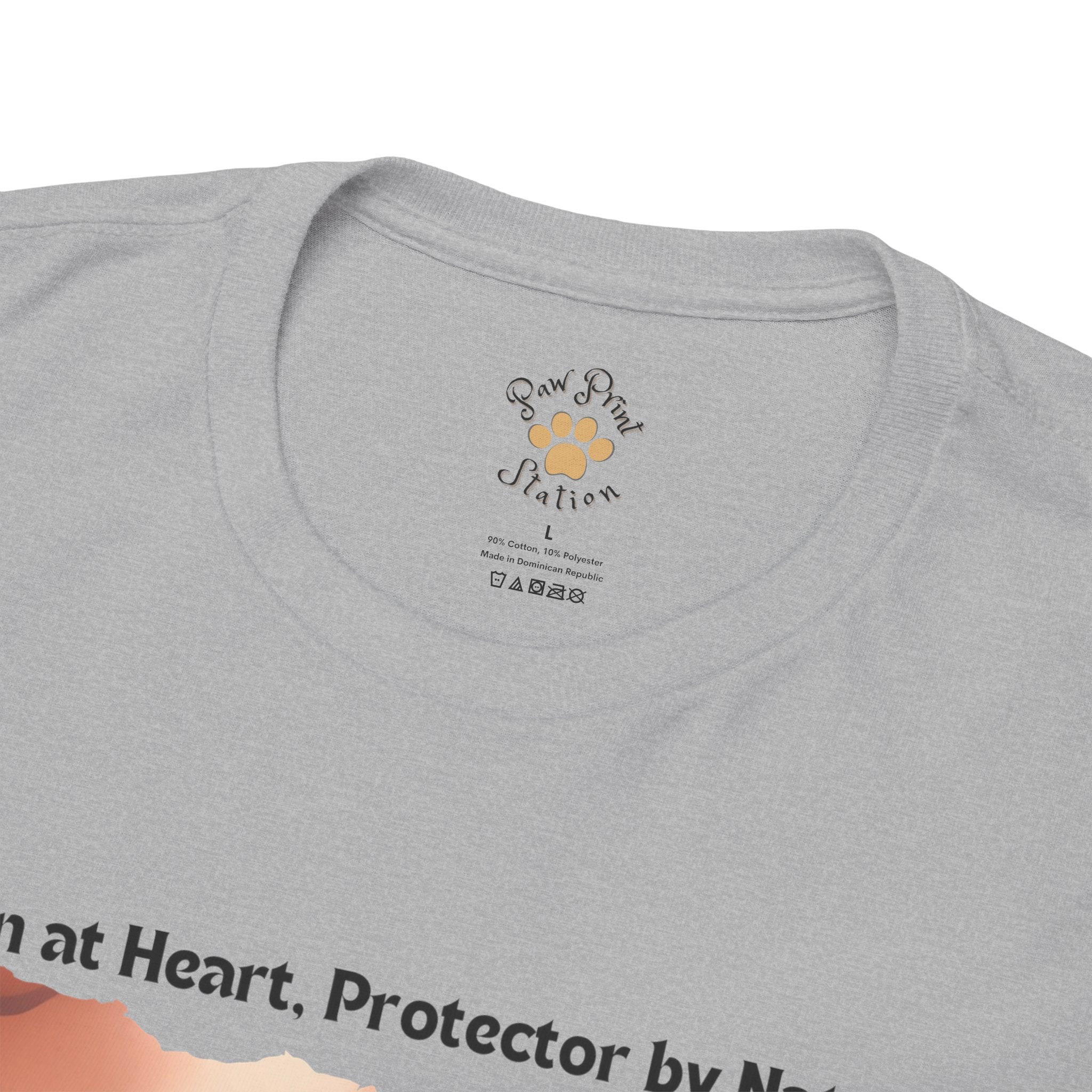 Men's - Guardian at Heart, Protector by Nature: Shiba Inu T-Shirt