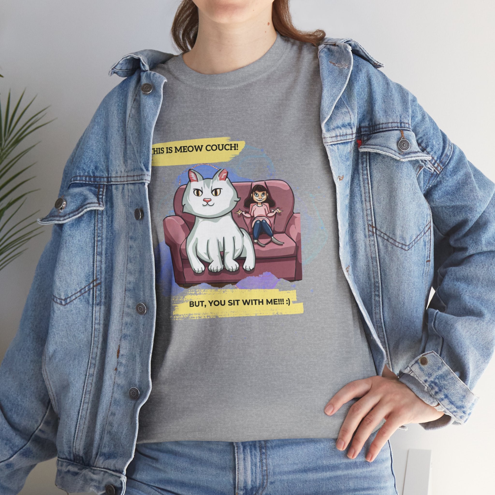 Unisex - Meow Couch T-Shirt