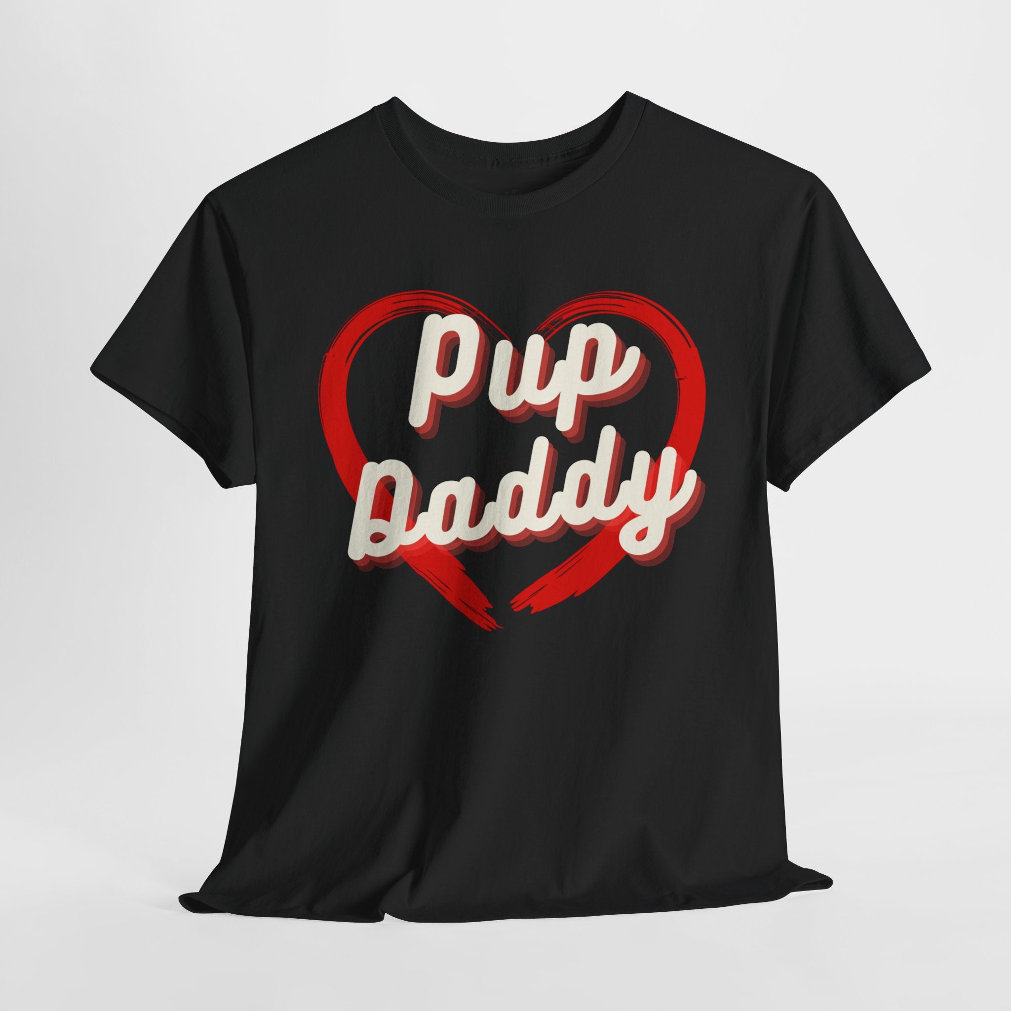 Men's - Pup Daddy Heart Dog T-Shirt