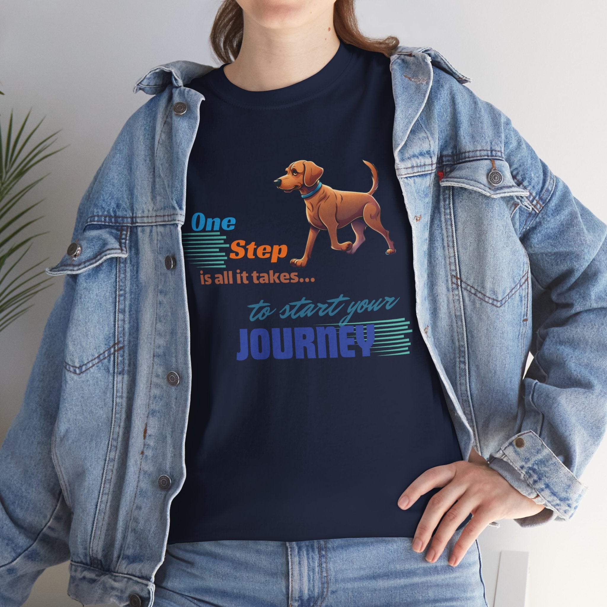 Unisex - One Step Journey Dog T-Shirt