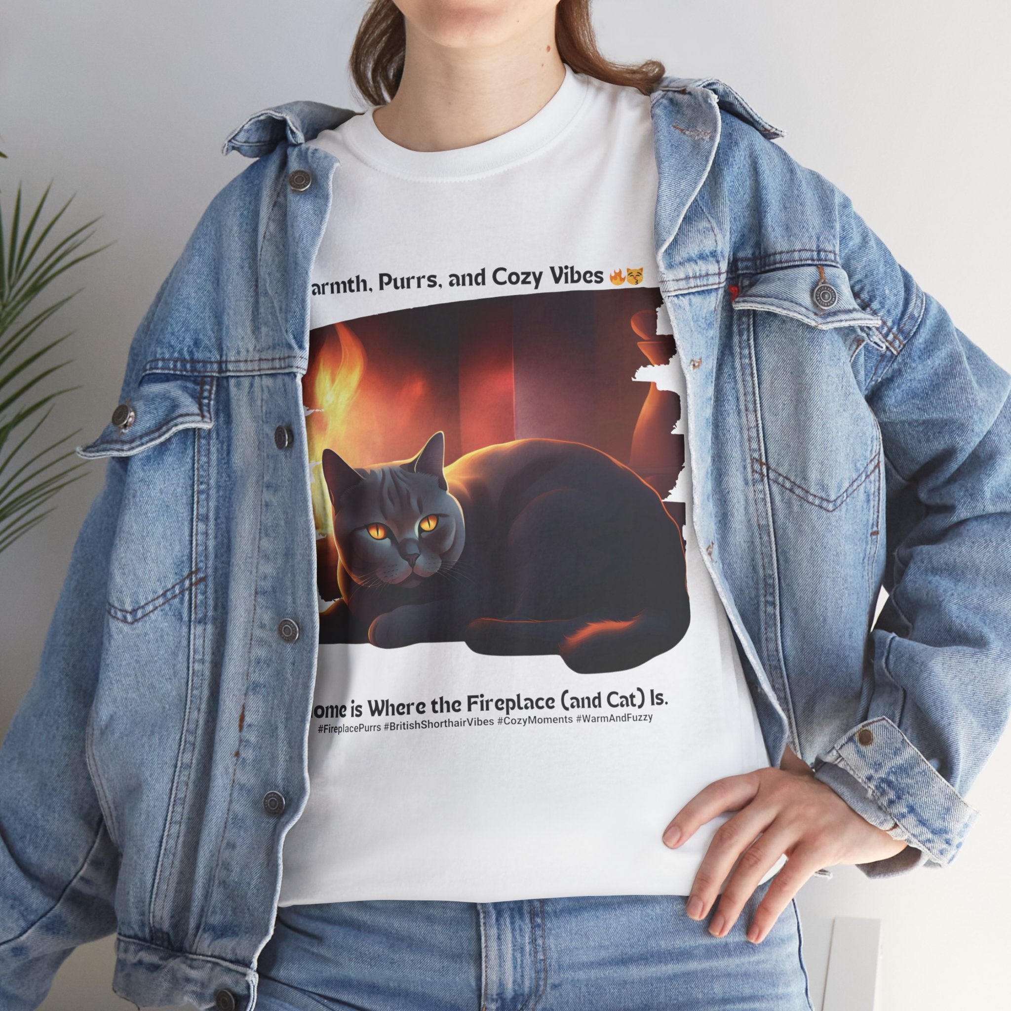 Unisex - Home is Where the Cat Is: British Shorthair T-Shirt