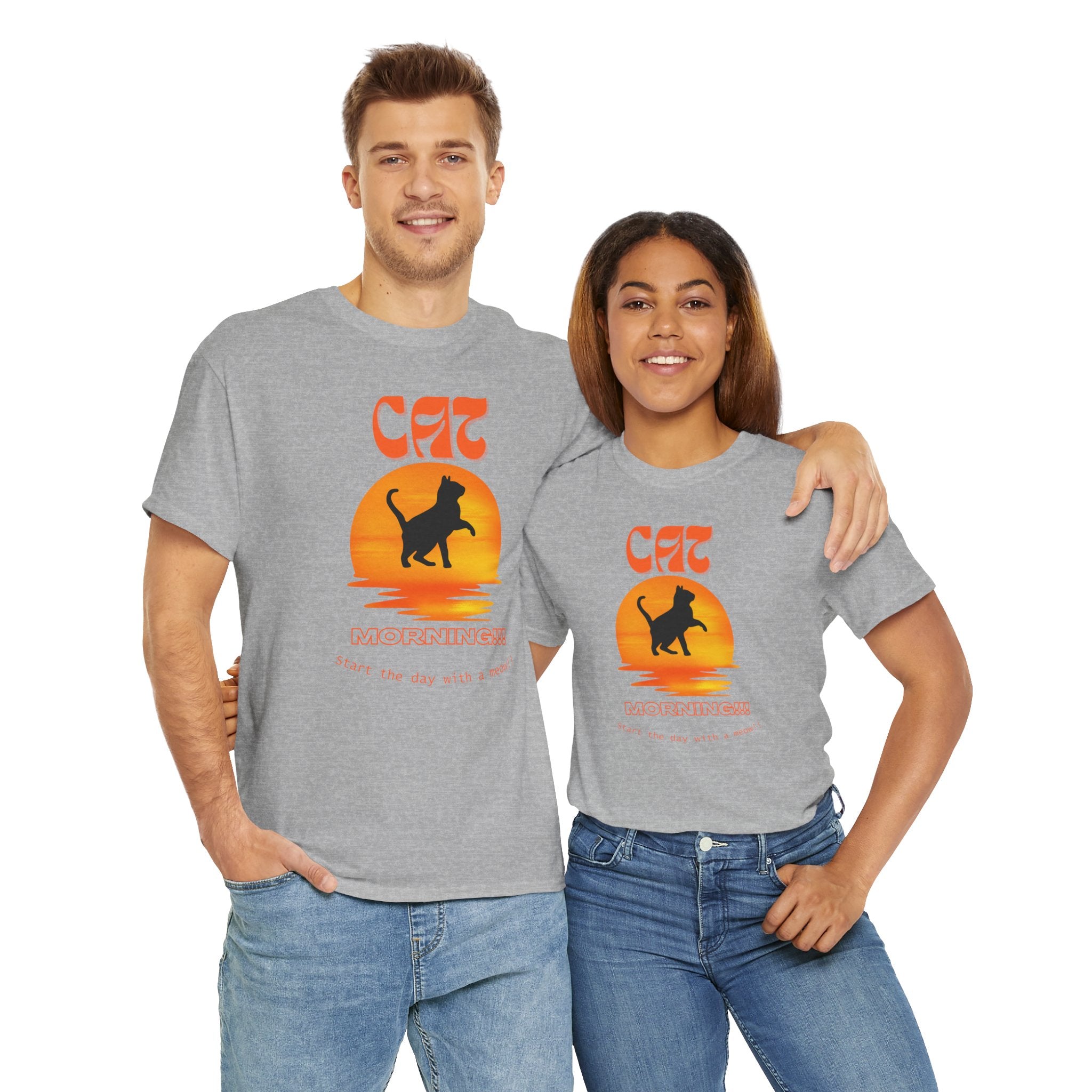 Unisex - Cat Morning T-Shirt