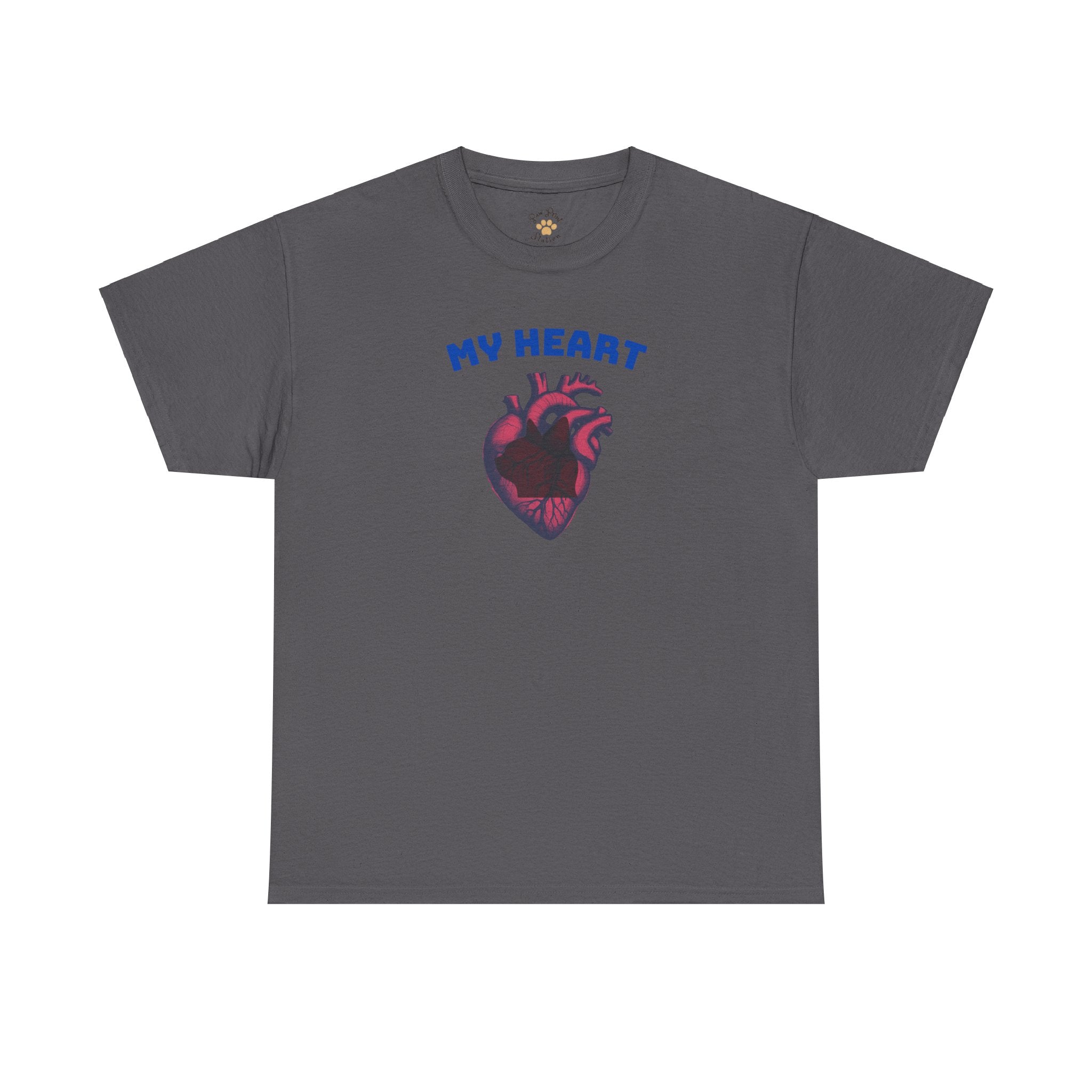 "My Heart - Cat" Cotton Tee