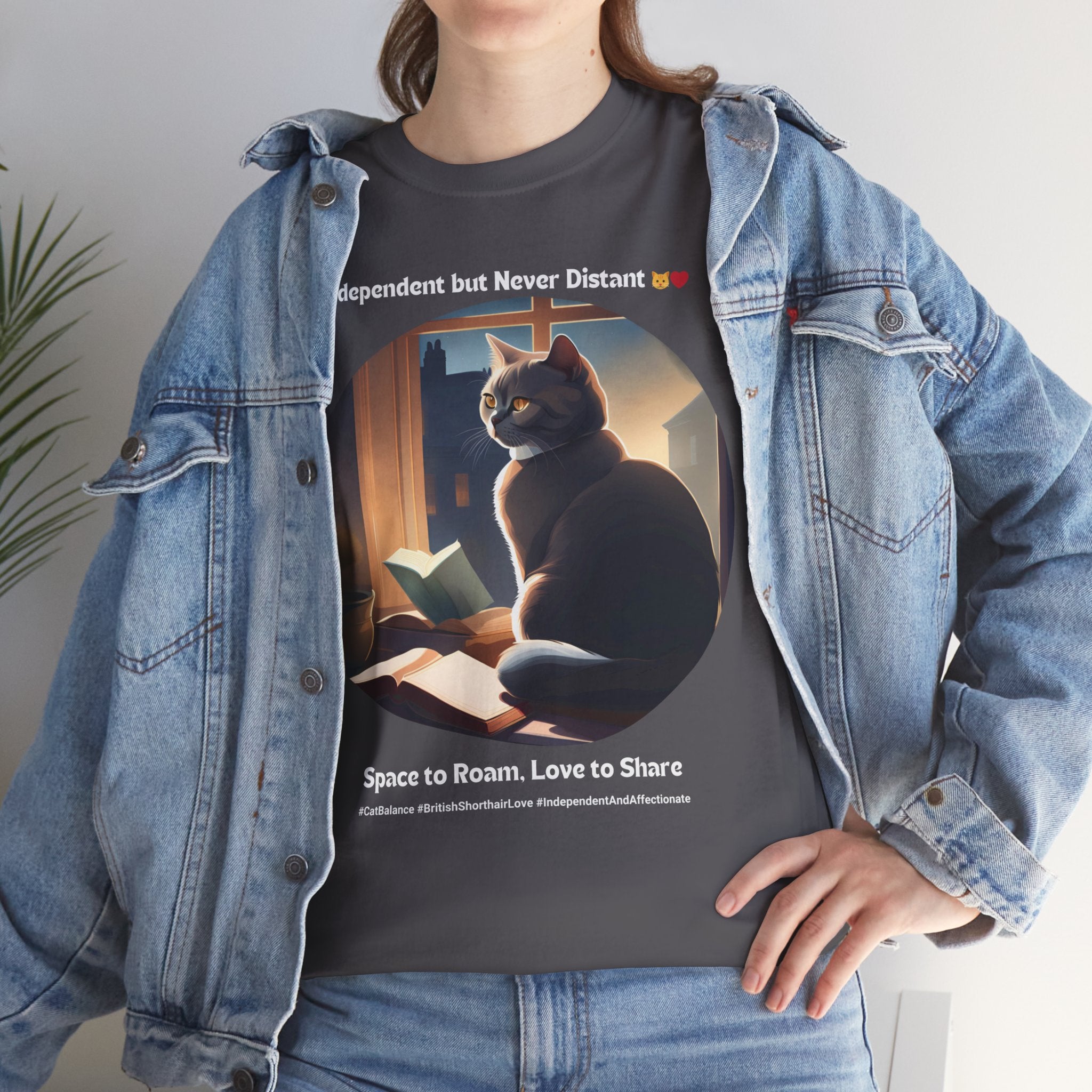 Unisex - Space to Roam, Love to Share: British Shorthair T-Shirt