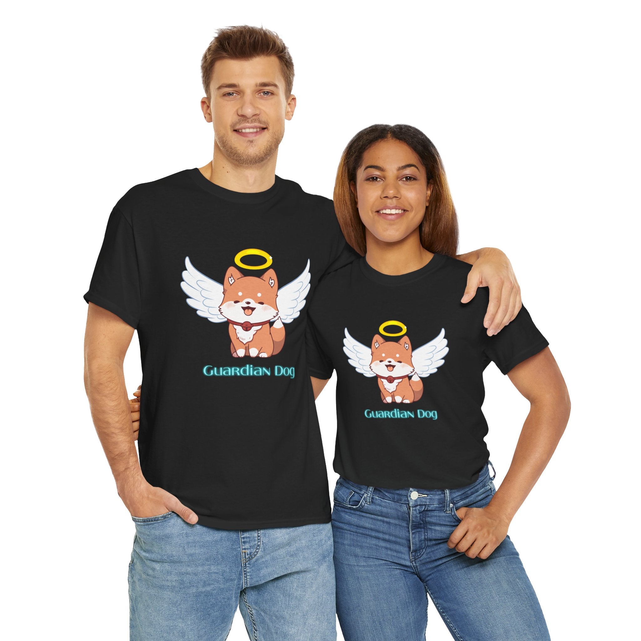 Unisex - Guardian Angel Dog T-Shirt