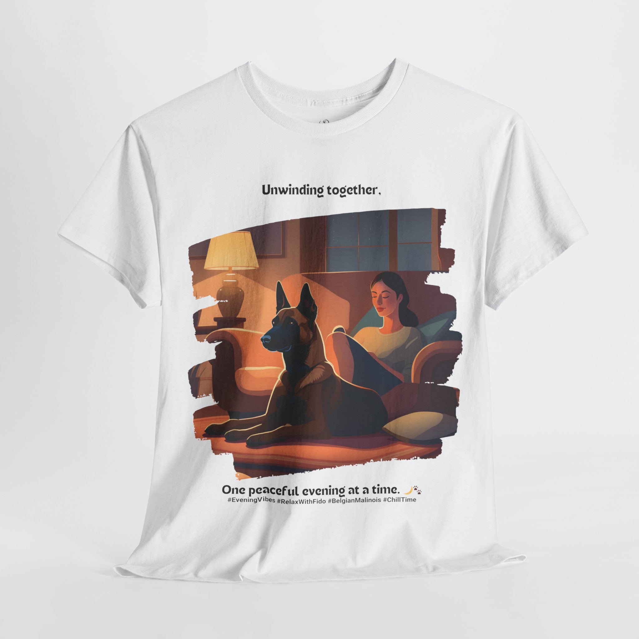 Women's - Unwinding Together: Belgian Malinois T-Shirt