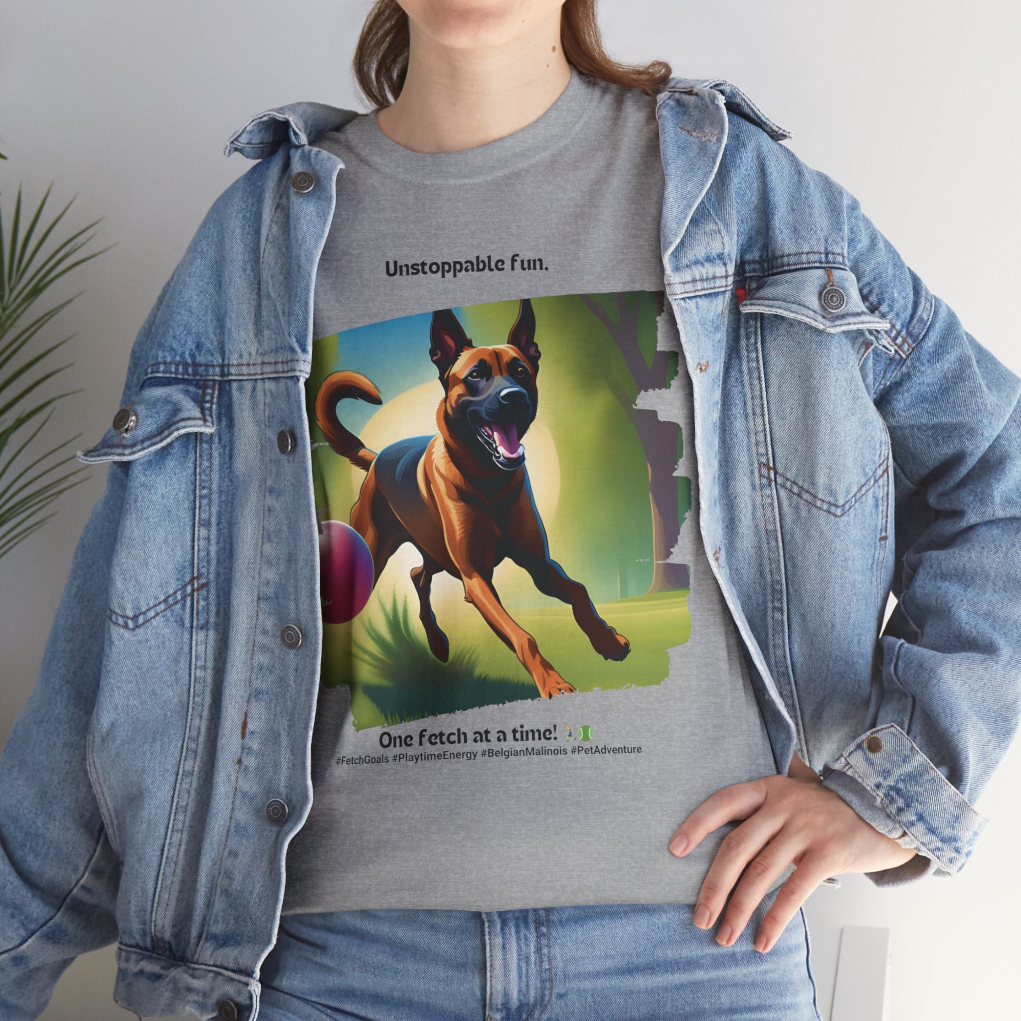 Unisex - Unstoppable Fun: Belgian Malinois T-Shirt