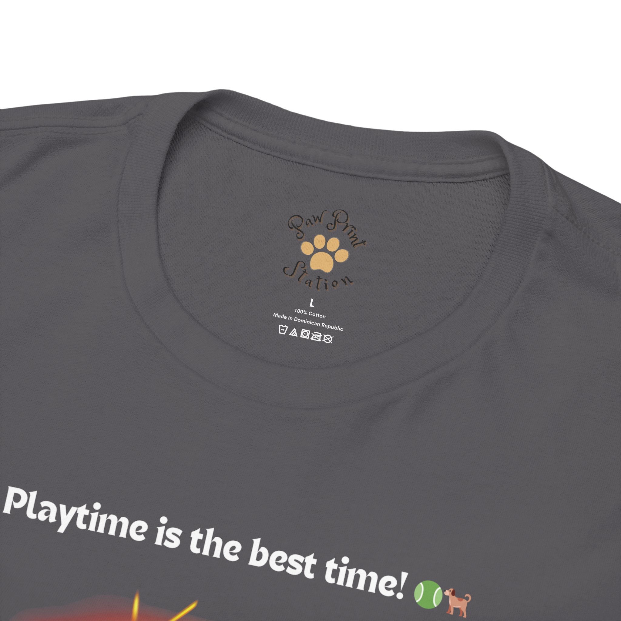 Unisex - Playtime is the Best Time: Belgian Malinois T-Shirt