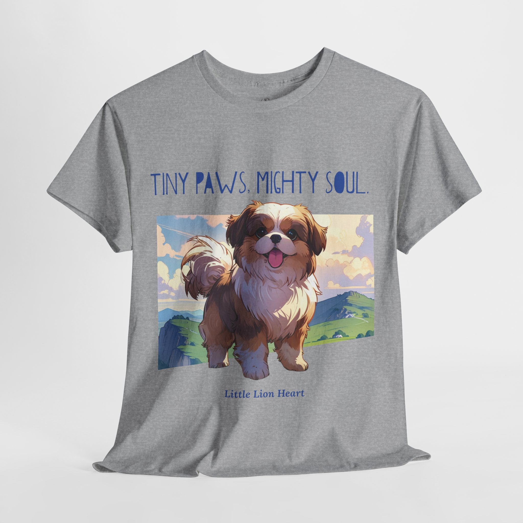 Unisex Little Lion Heart Shih Tzu T-Shirt