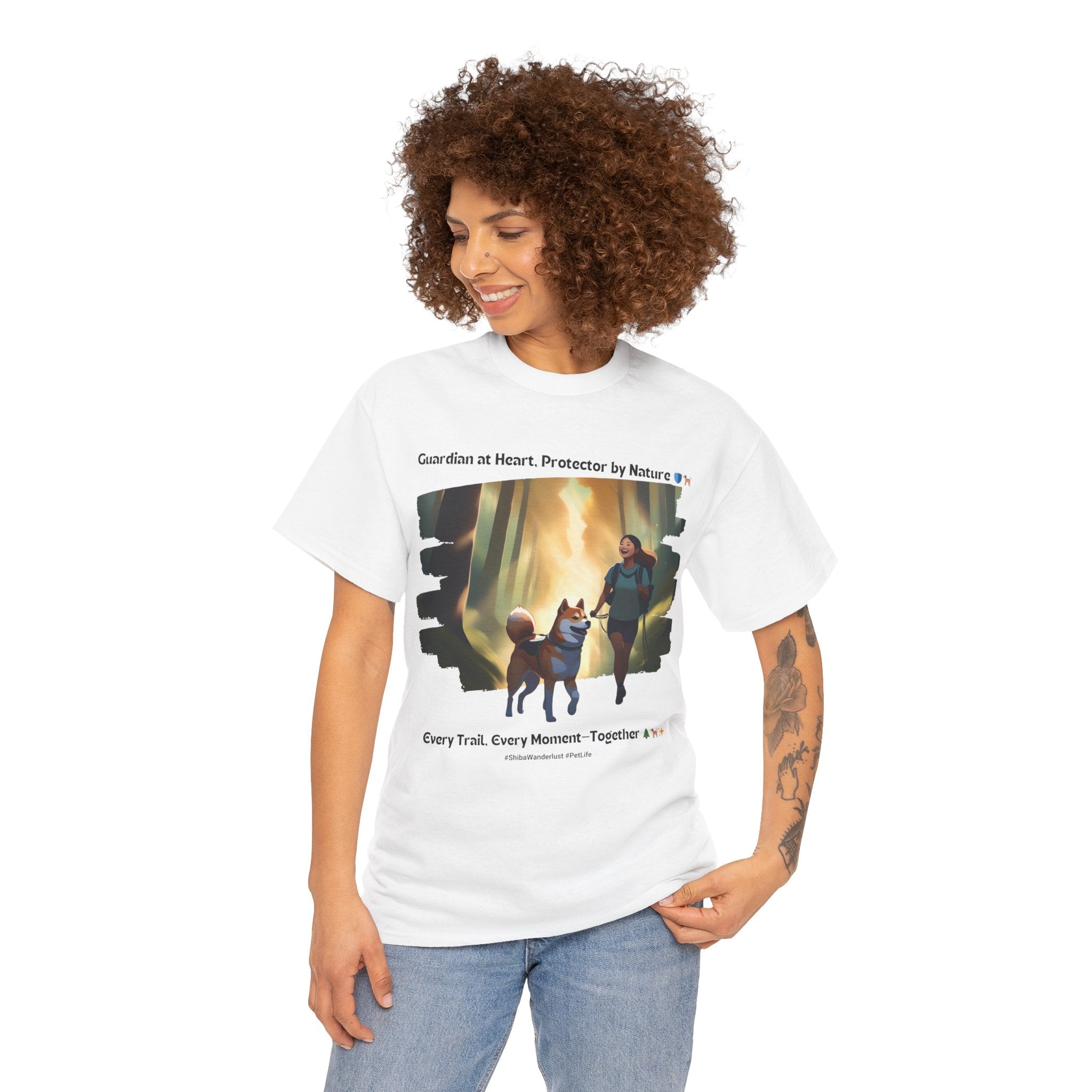 Women's - Guardian of the Wild: Shiba Inu T-Shirt