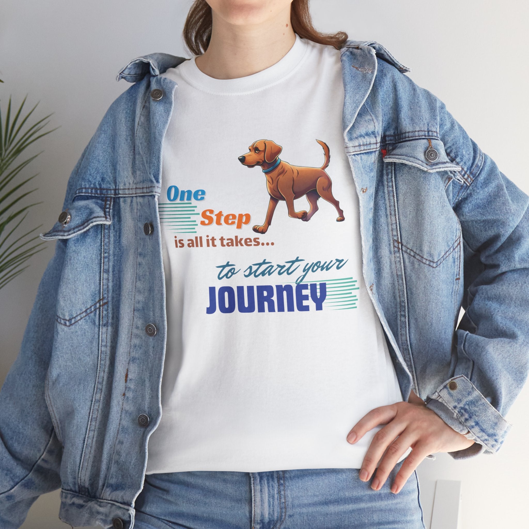 Unisex - One Step Journey Dog T-Shirt