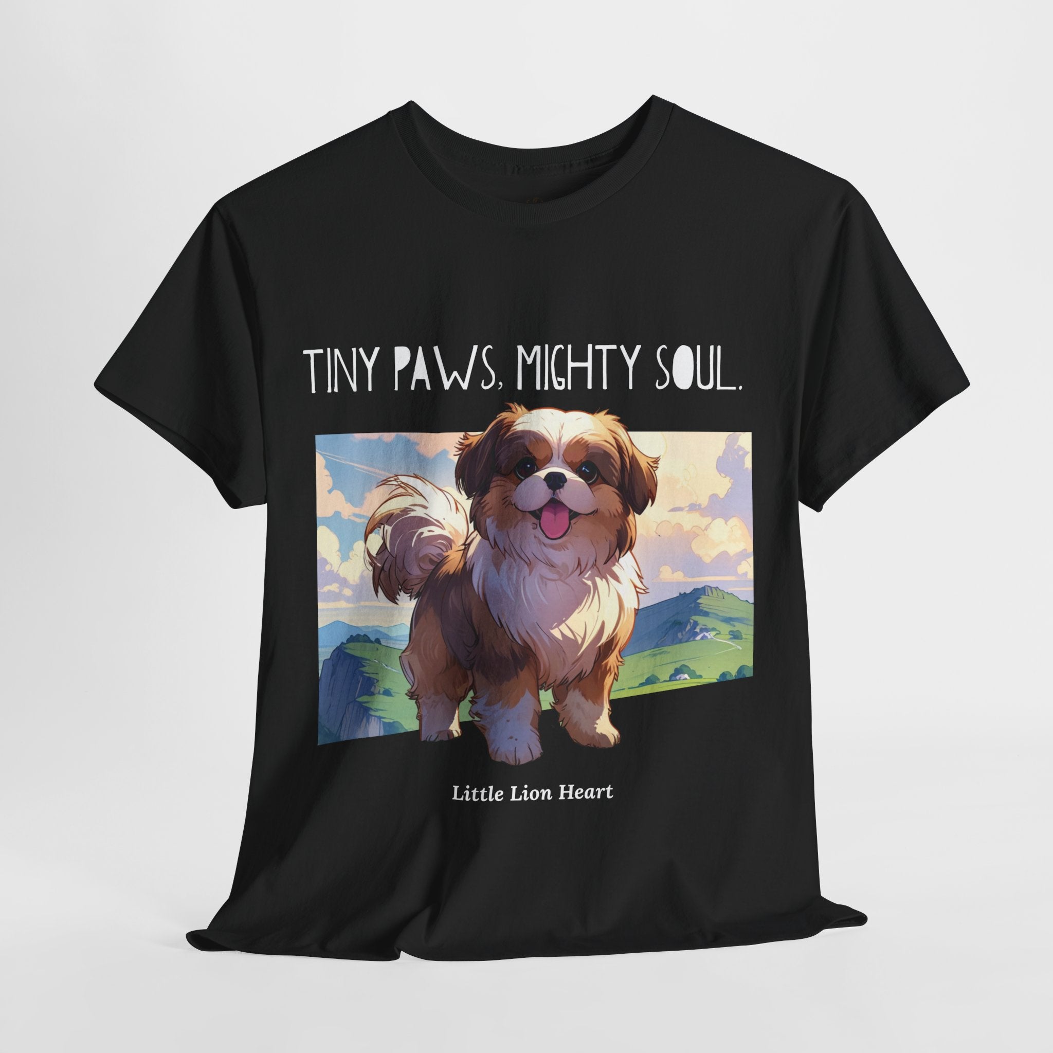 Unisex Little Lion Heart Shih Tzu T-Shirt