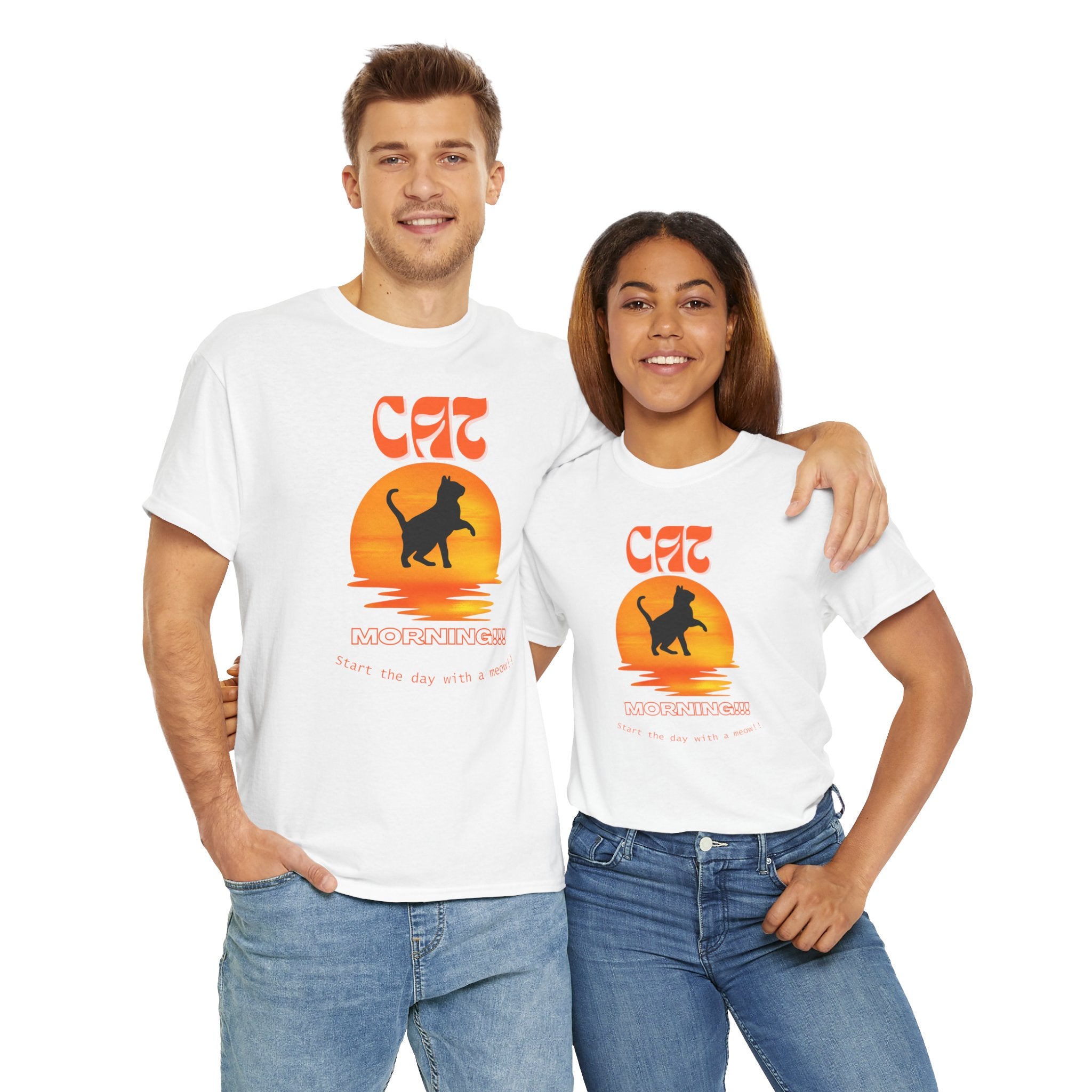 Unisex - Cat Morning T-Shirt