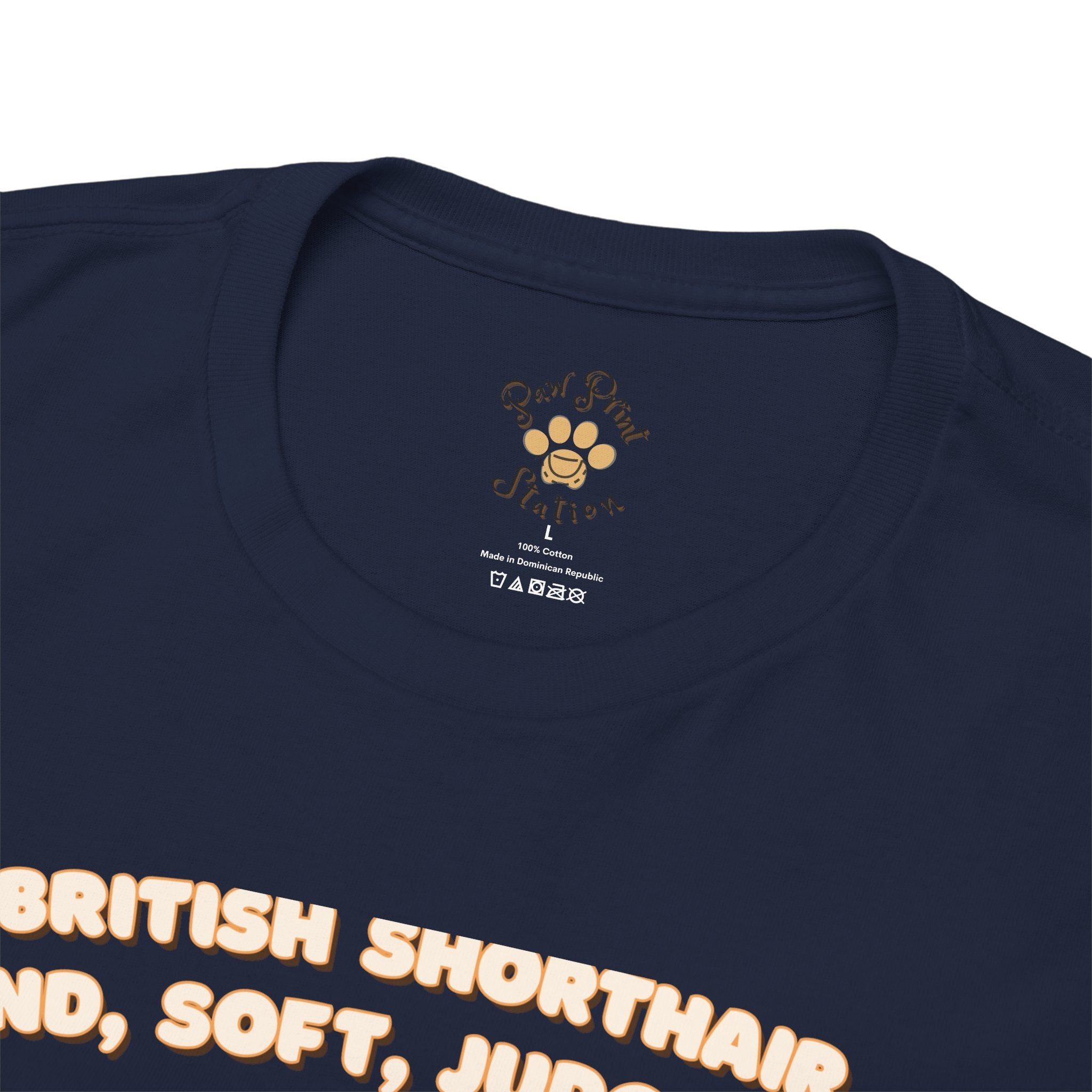 Unisex T-Shirt – Round, Soft, Judgmental: British Shorthair Everyday Moments Edition