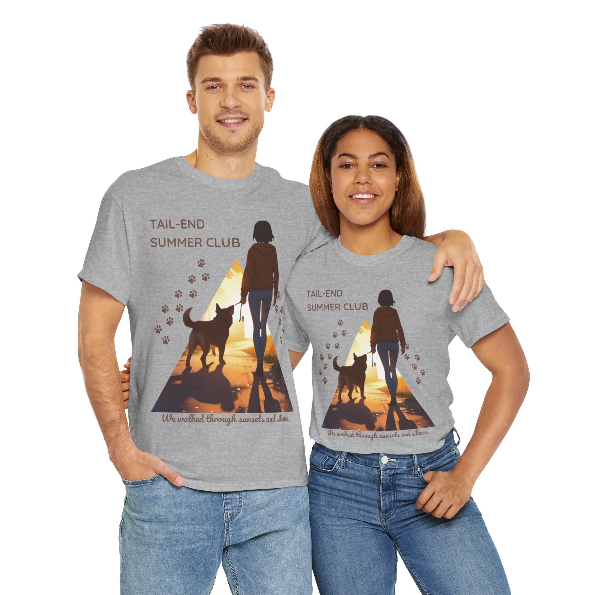 Women's “Tail-End Summer Club” Pet Parent T-Shirt – Sentimental Dog Lover Tee