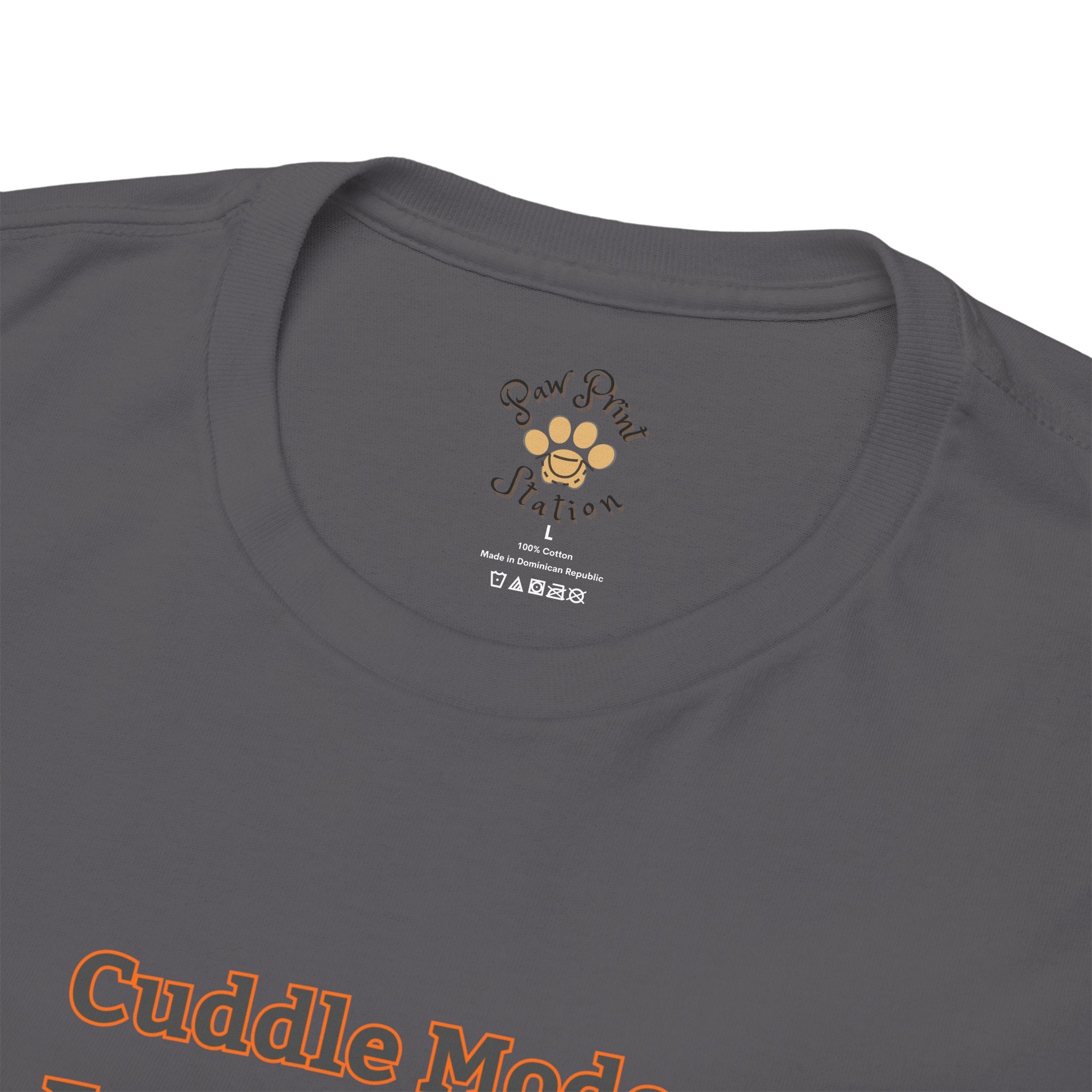 Unisex T-Shirt – Cuddle Mode: Fall Activated: British Shorthair Cat Shirt