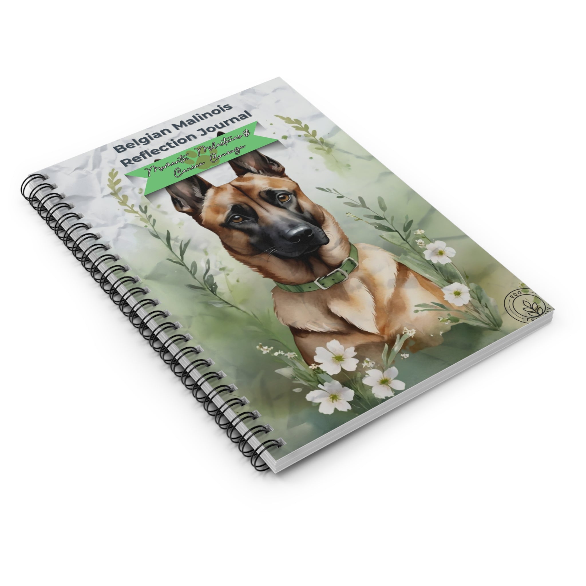 Belgian Malinois Reflection Journal - Perfect for Dog Lovers, Pet Owners, Gifts, Note-taking, Sketching, Journaling