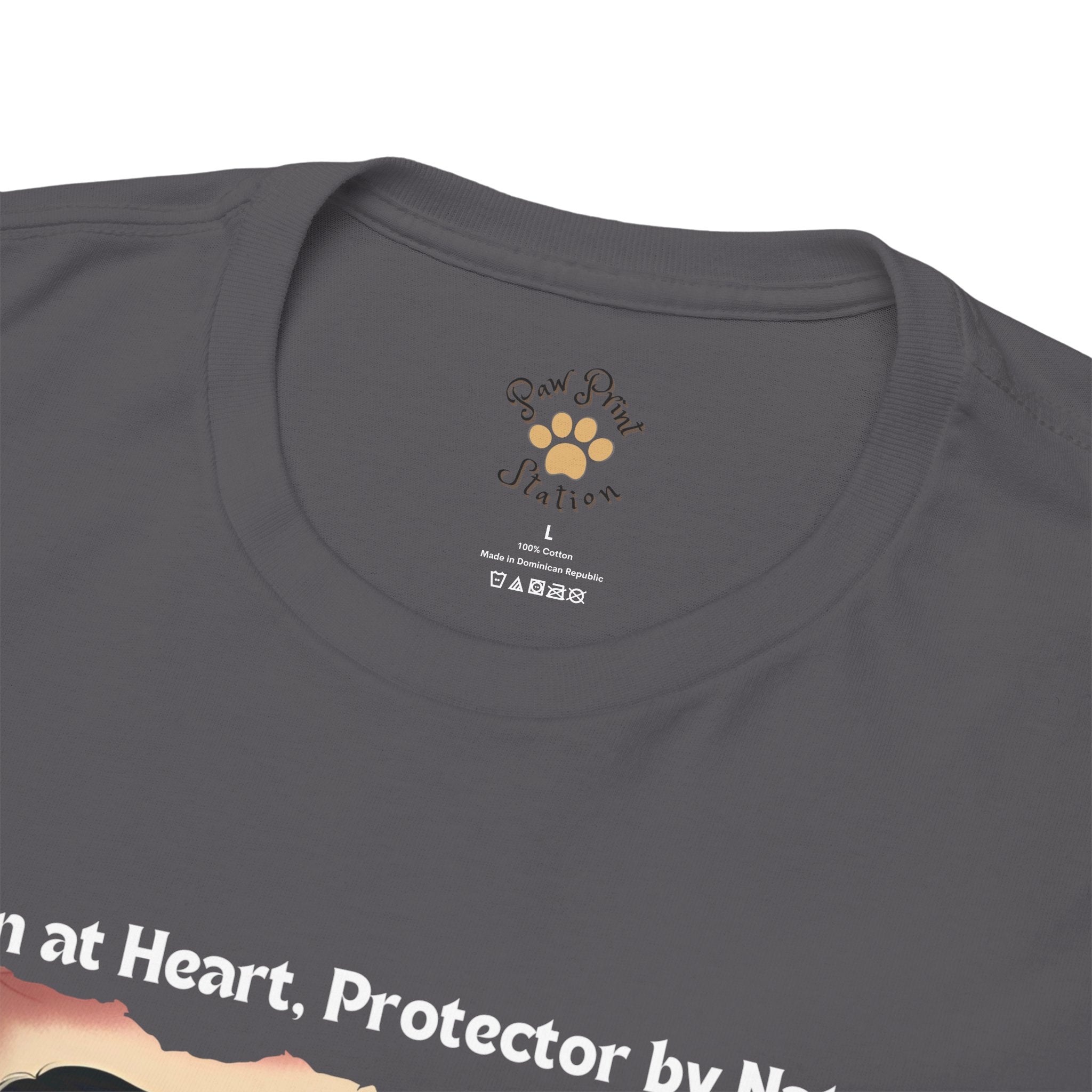 Men's - Guardian at Heart, Protector by Nature: Shiba Inu T-Shirt