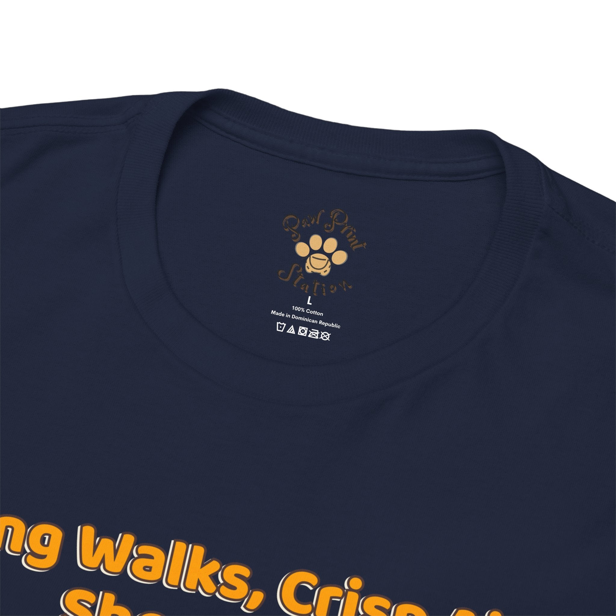 Unisex T-Shirt – Long Walks, Crisp Air, Short Legs: Dachshund Fall Shirt