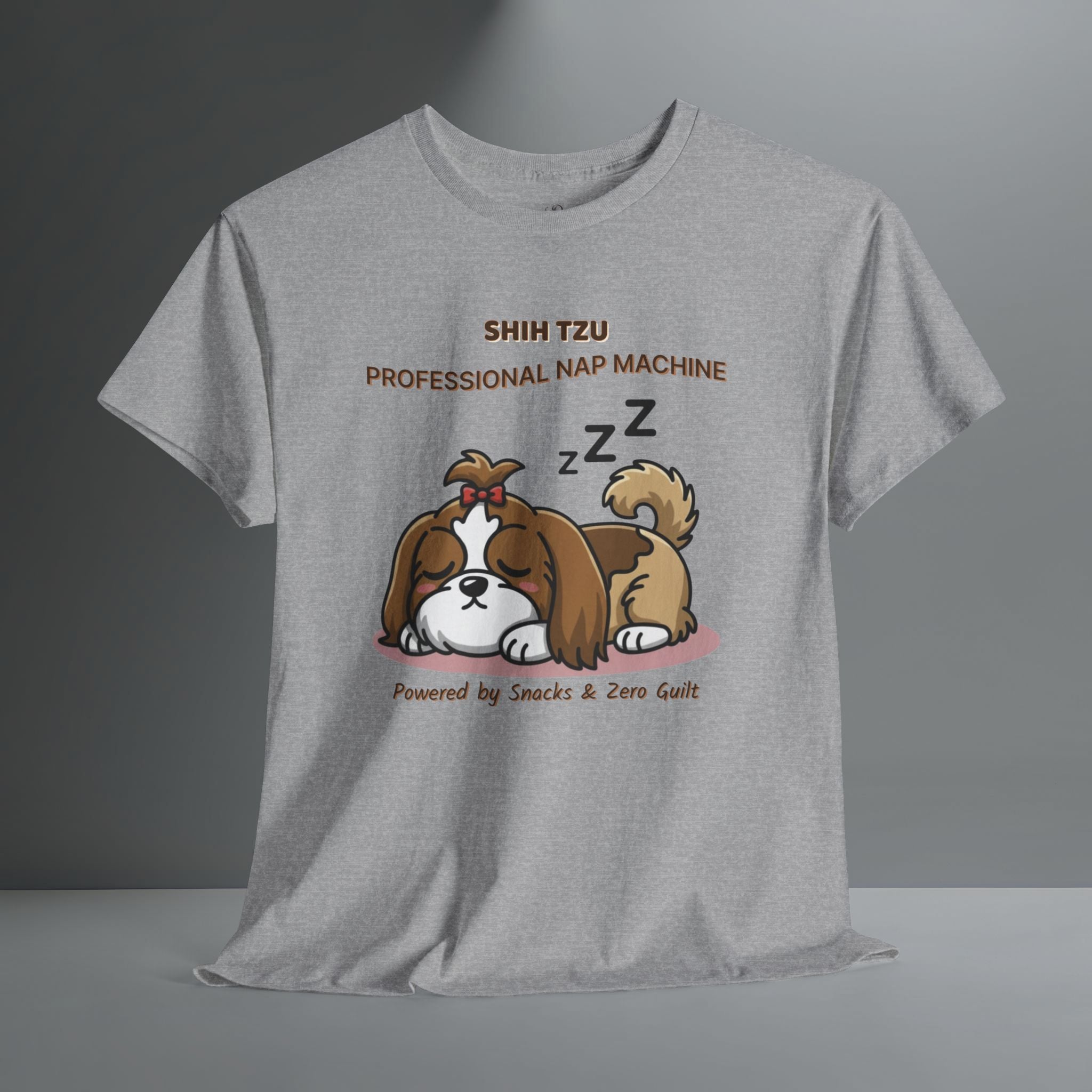 Unisex T-Shirt – Professional Nap Machine: Shih Tzu Everyday Moments Edition