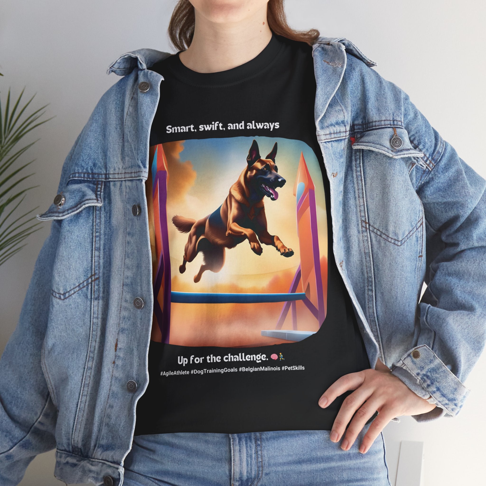 Unisex - Agile Athlete: Belgian Malinois T-Shirt