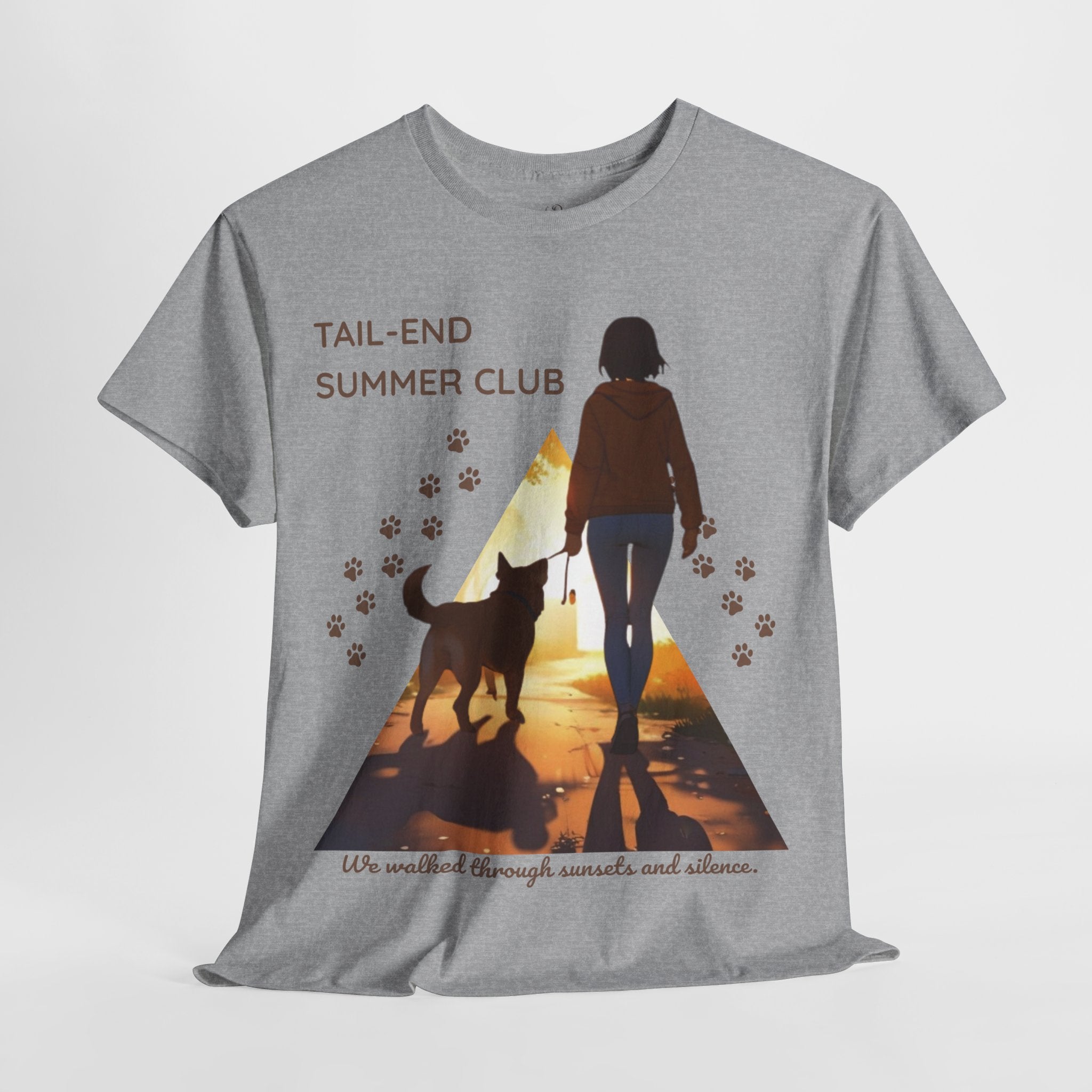 Women's “Tail-End Summer Club” Pet Parent T-Shirt – Sentimental Dog Lover Tee