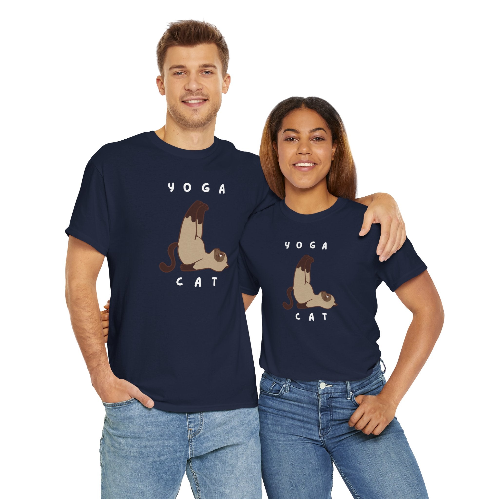 Unisex - Yoga Cat T-Shirt