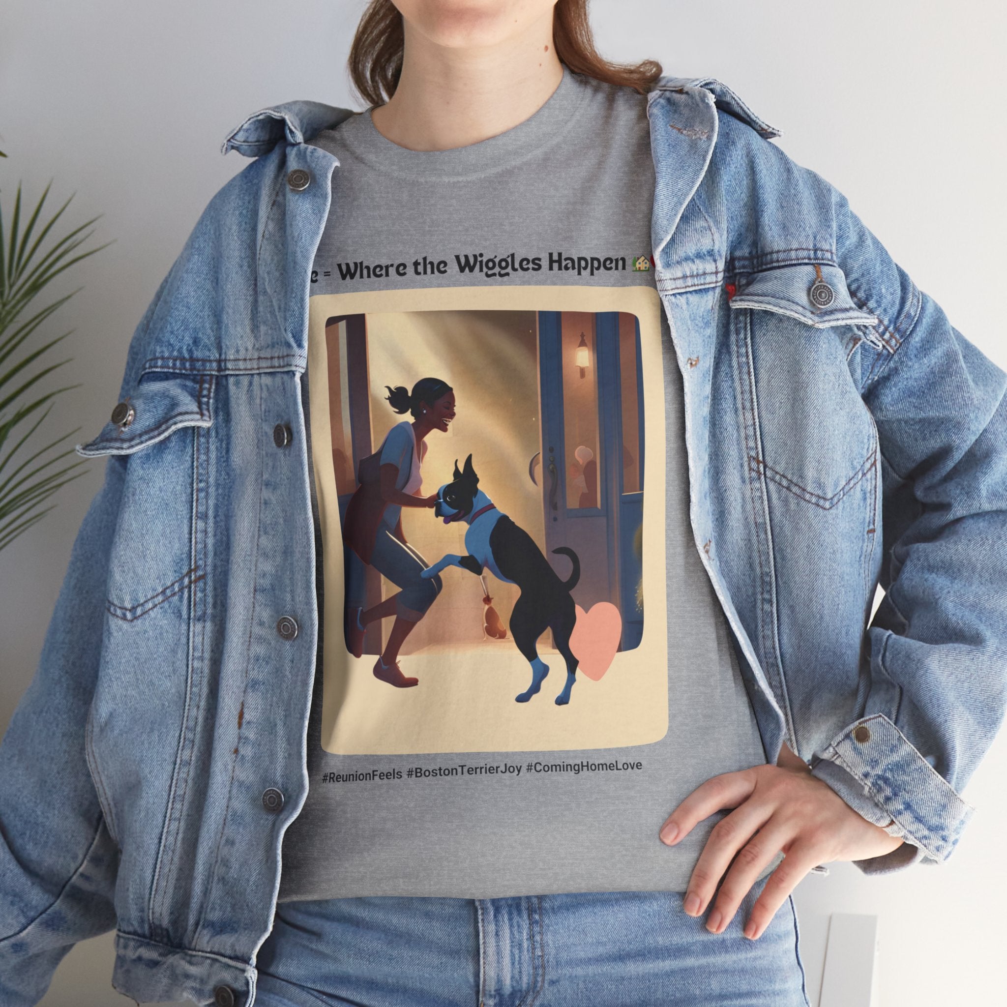 Women's - Boundless Joy: Boston Terrier Reunion T-Shirt