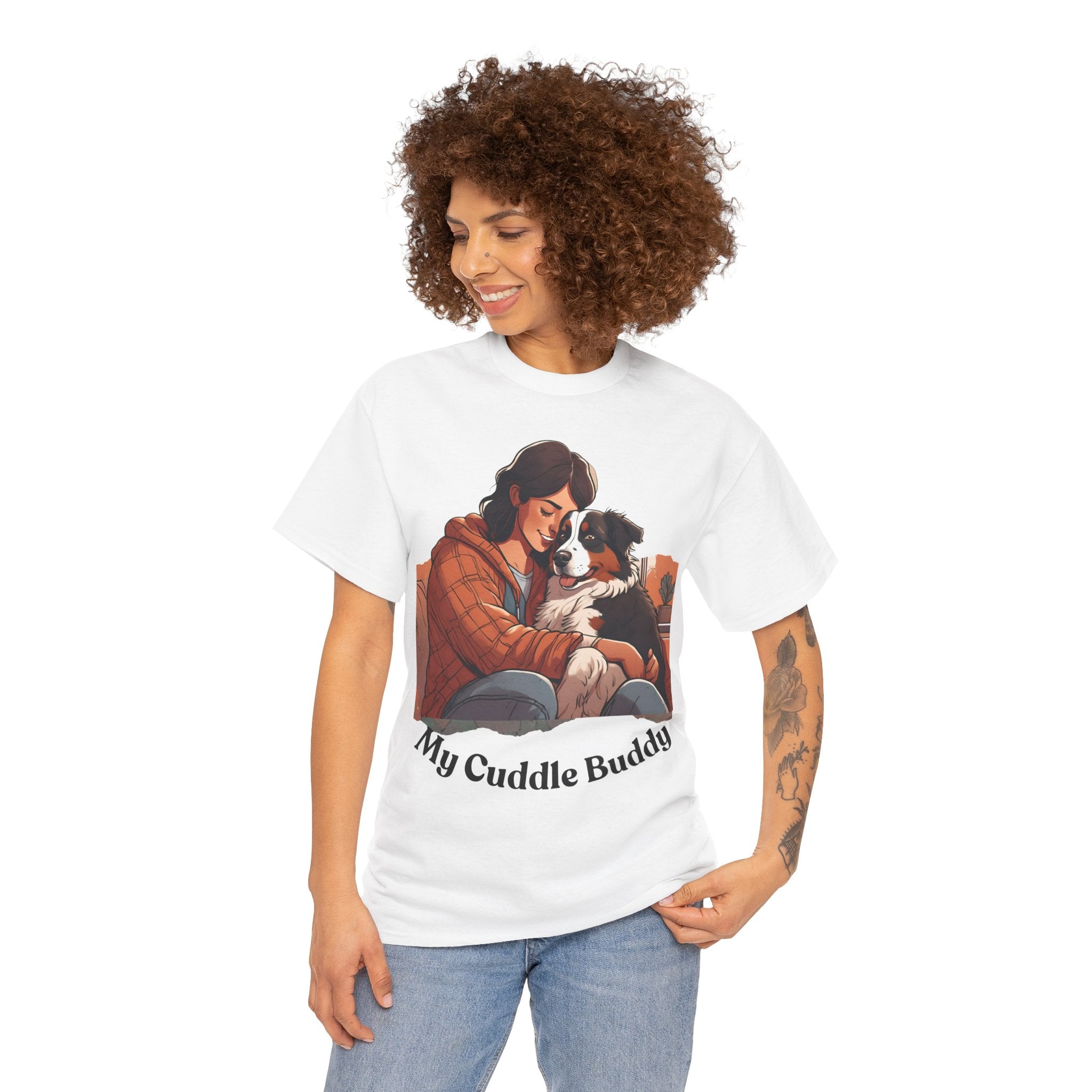 Women's - My Cuddle Buddy: Australian Shepherd T-Shirt