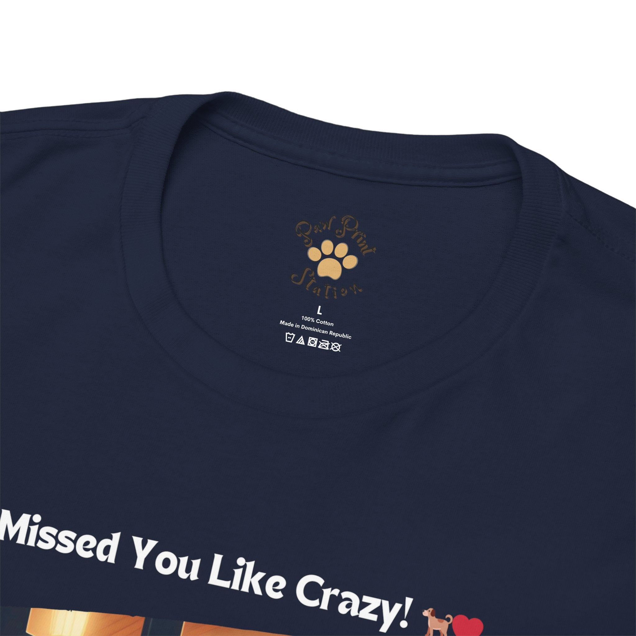 Unisex - Missed You Like Crazy: Shiba Inu T-Shirt