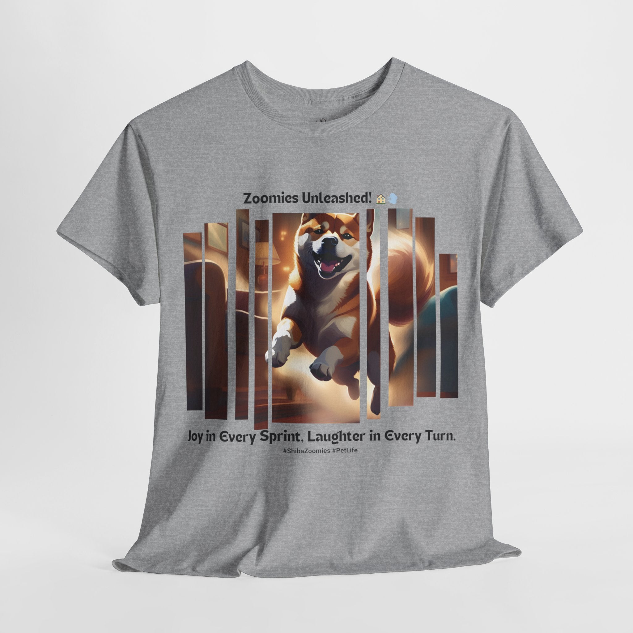 Unisex - Zoomies Unleashed! Shiba Inu Energy T-Shirt