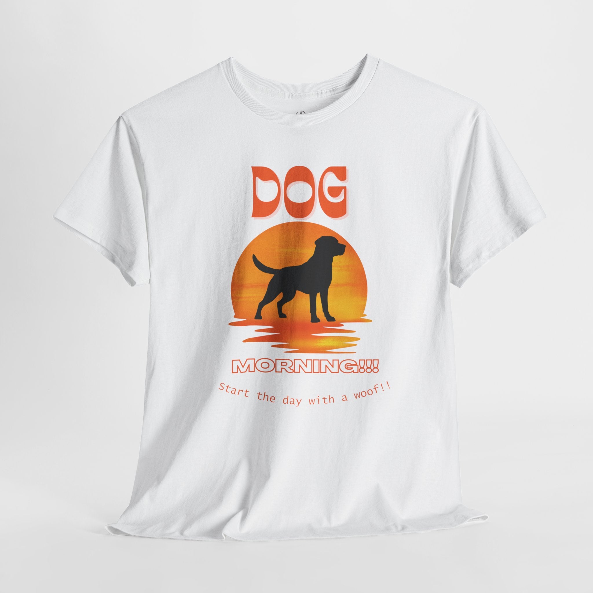 Unisex - Morning Woof Dog T-Shirt