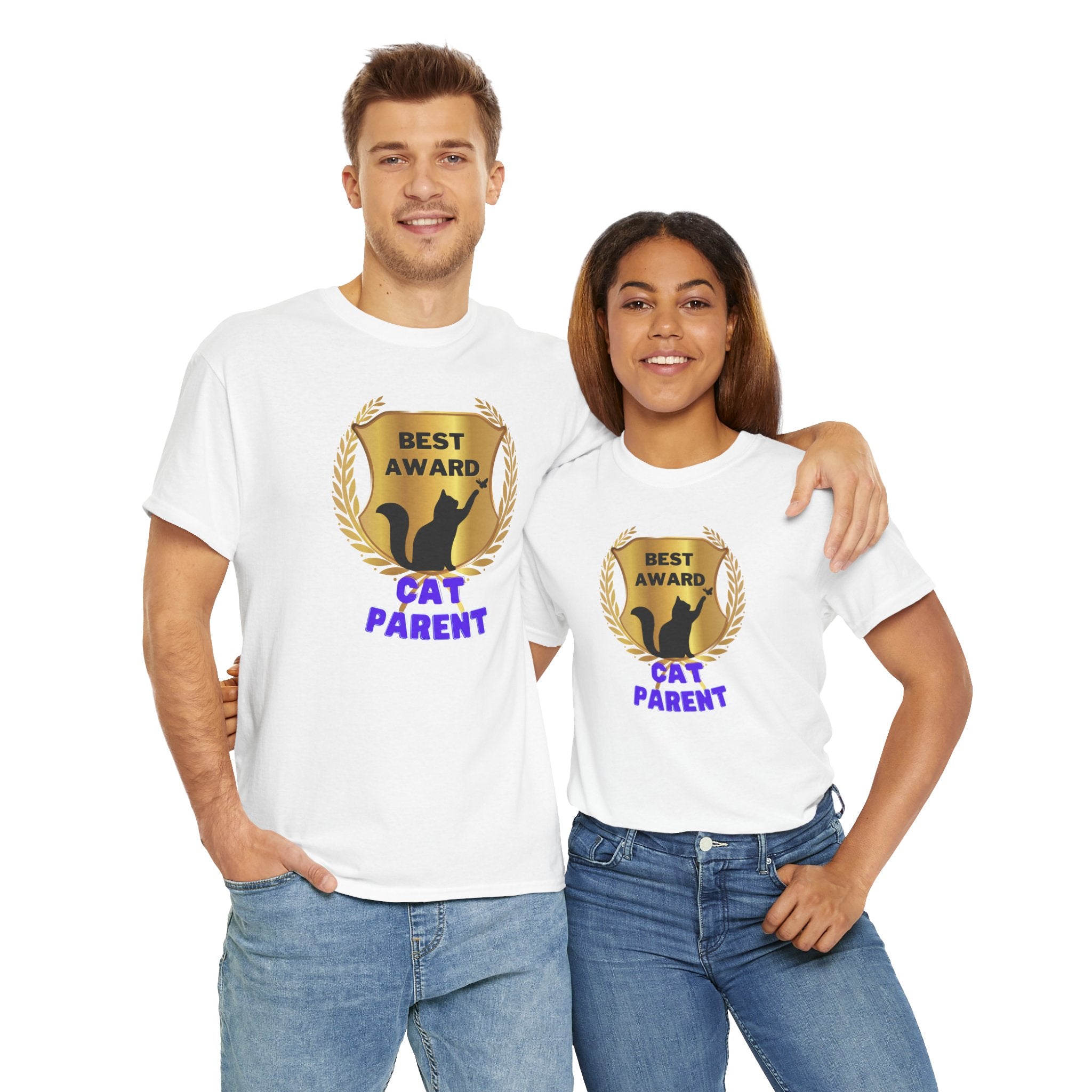 "Best Award Cat Parent" Cotton Tee