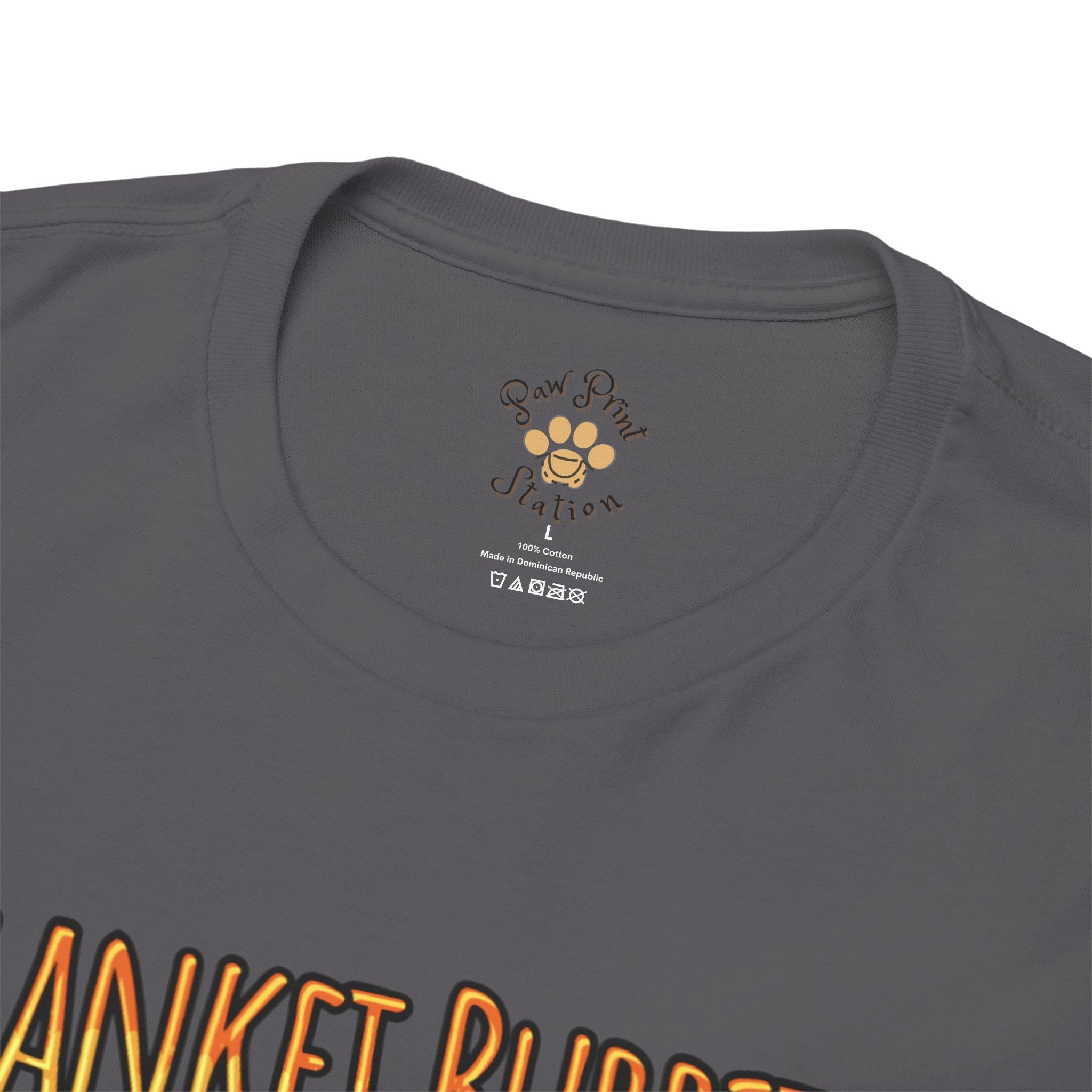 Unisex T-Shirt – Blanket Burrito, Warm Hearts: Cozy Fall Moments with Your Shih Tzu