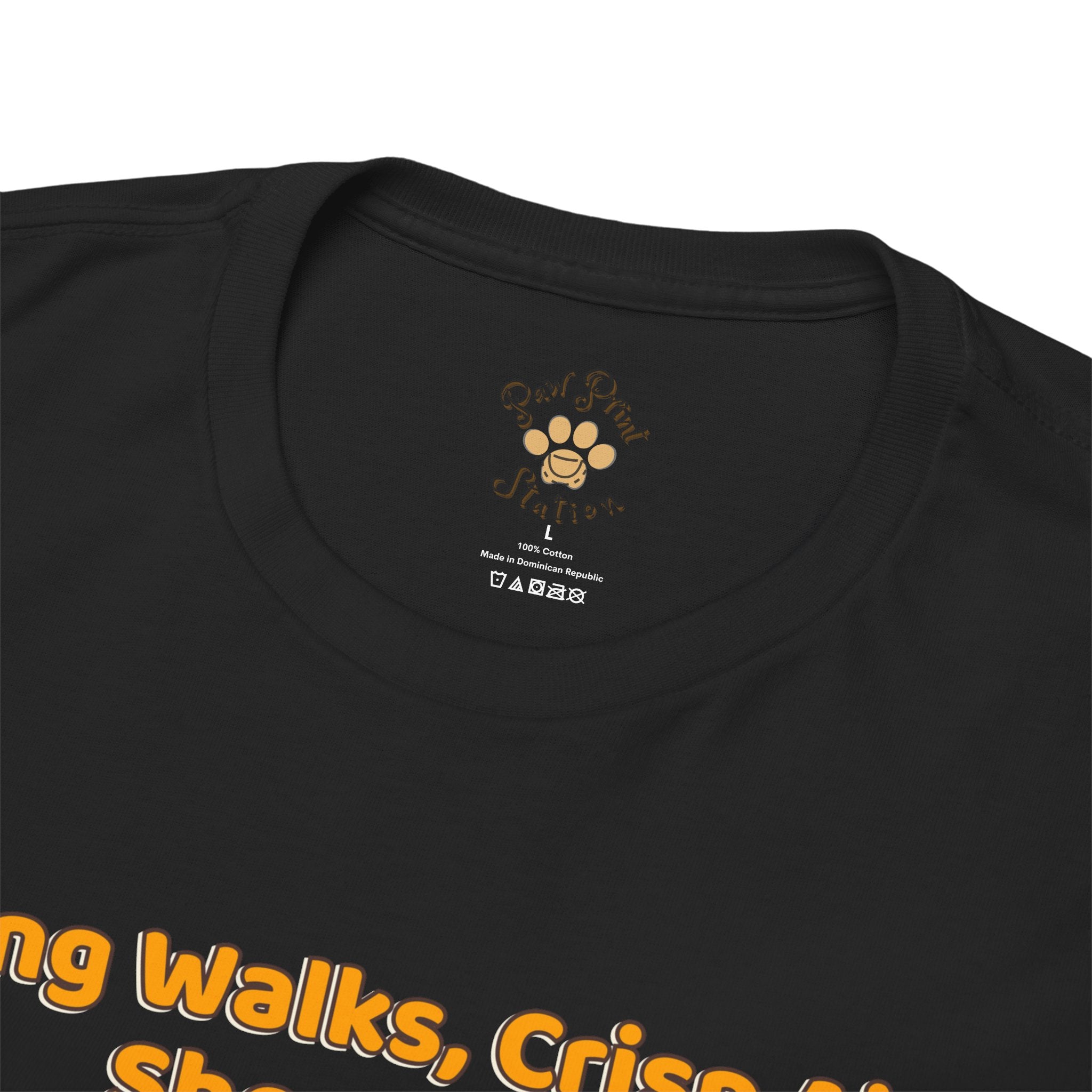 Unisex T-Shirt – Long Walks, Crisp Air, Short Legs: Dachshund Fall Shirt