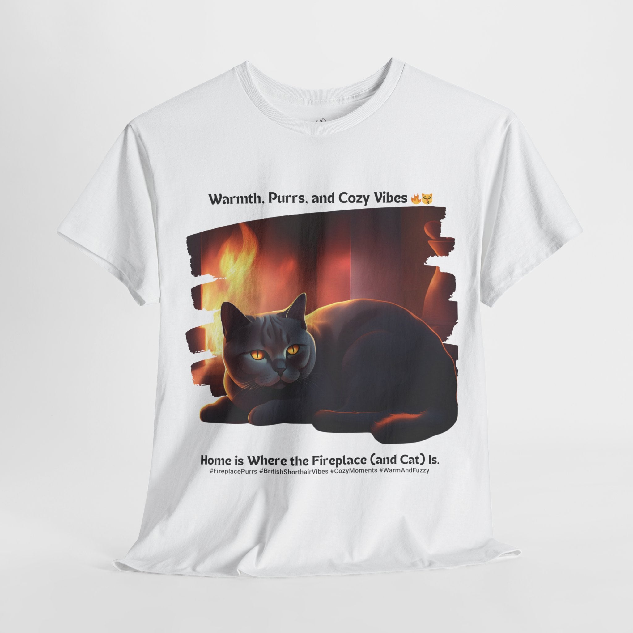 Unisex - Home is Where the Cat Is: British Shorthair T-Shirt