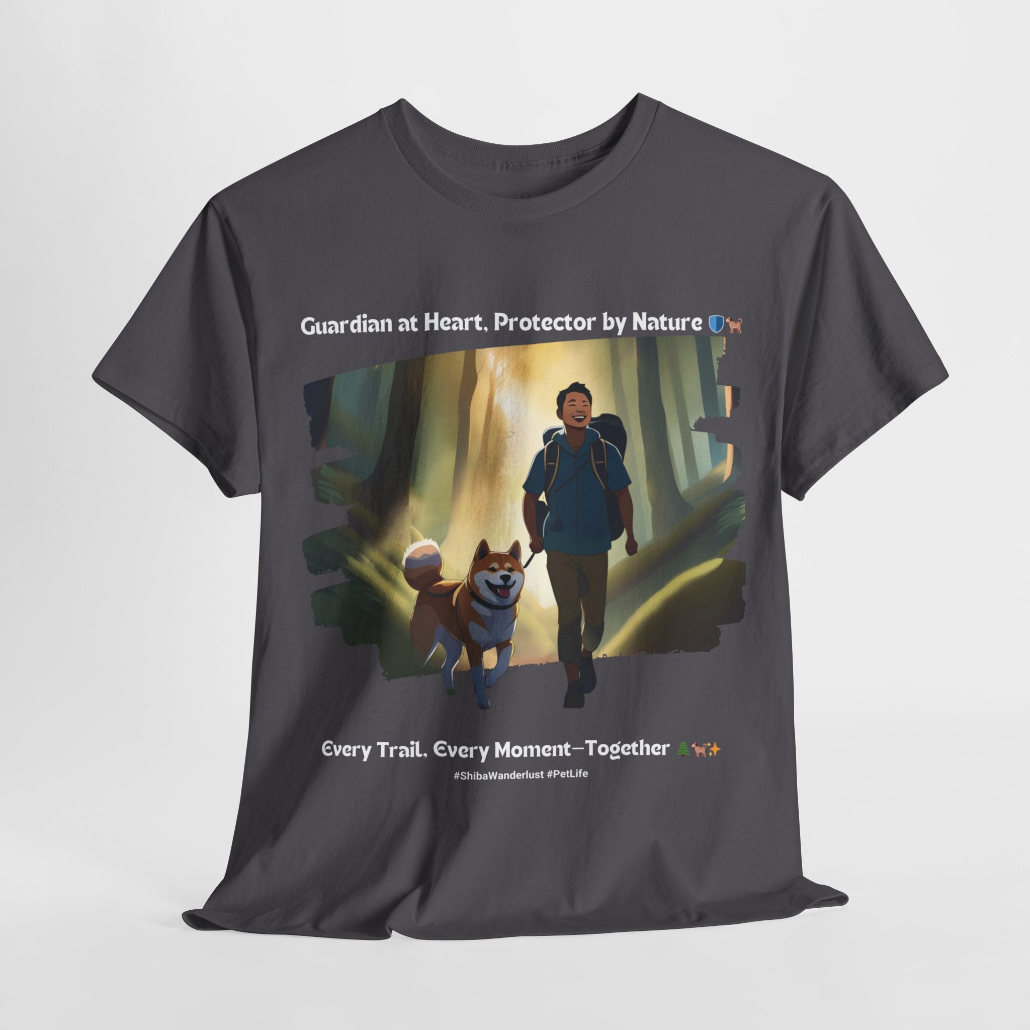 Men's - Guardian of the Wild: Shiba Inu T-Shirt