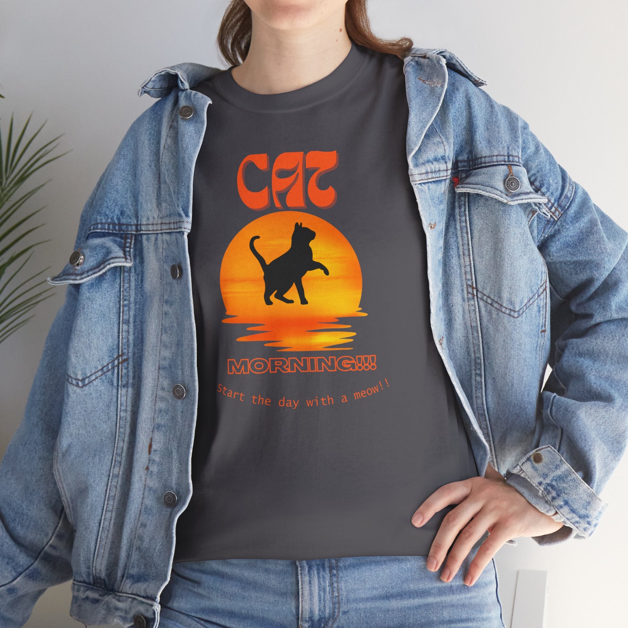 Unisex - Cat Morning T-Shirt