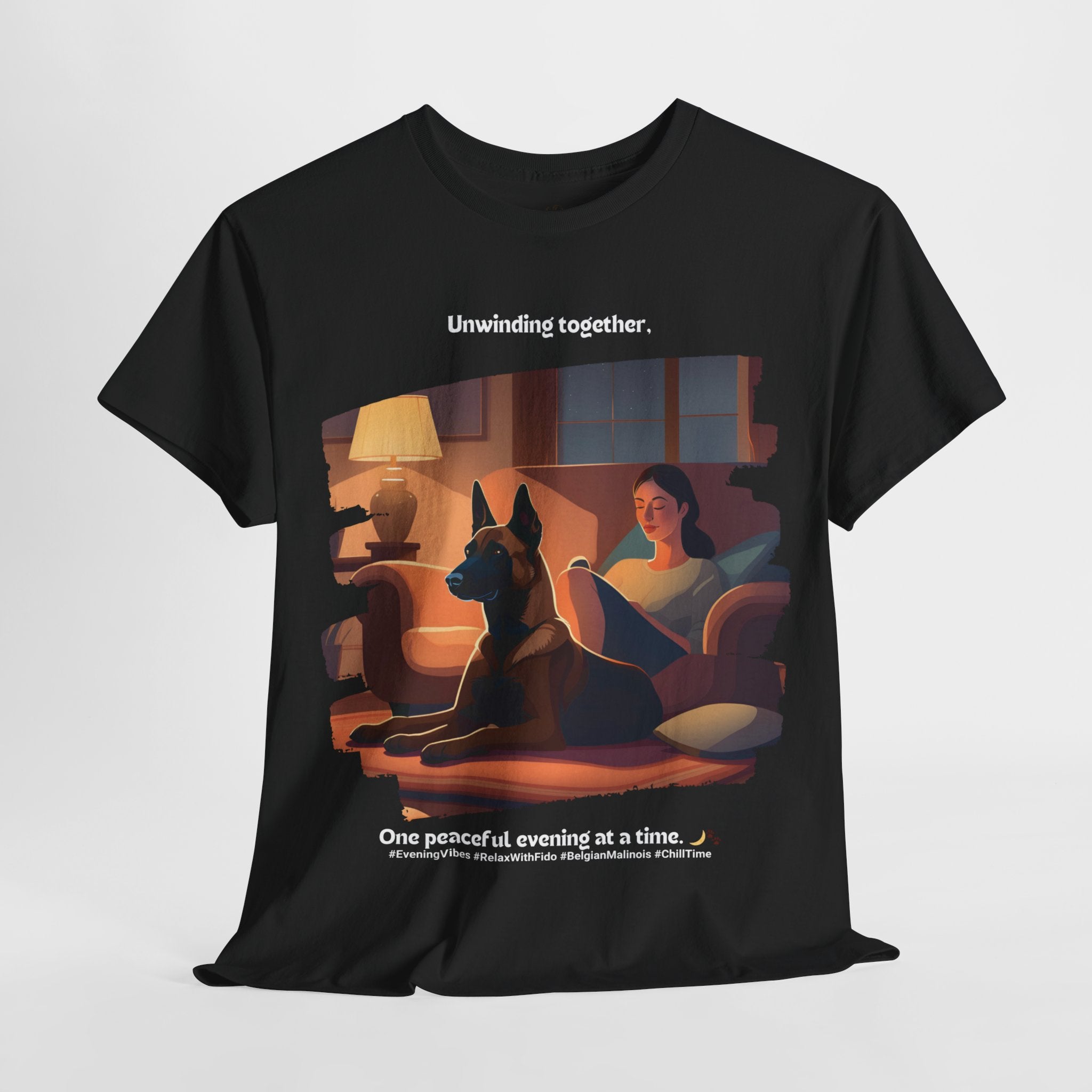 Women's - Unwinding Together: Belgian Malinois T-Shirt